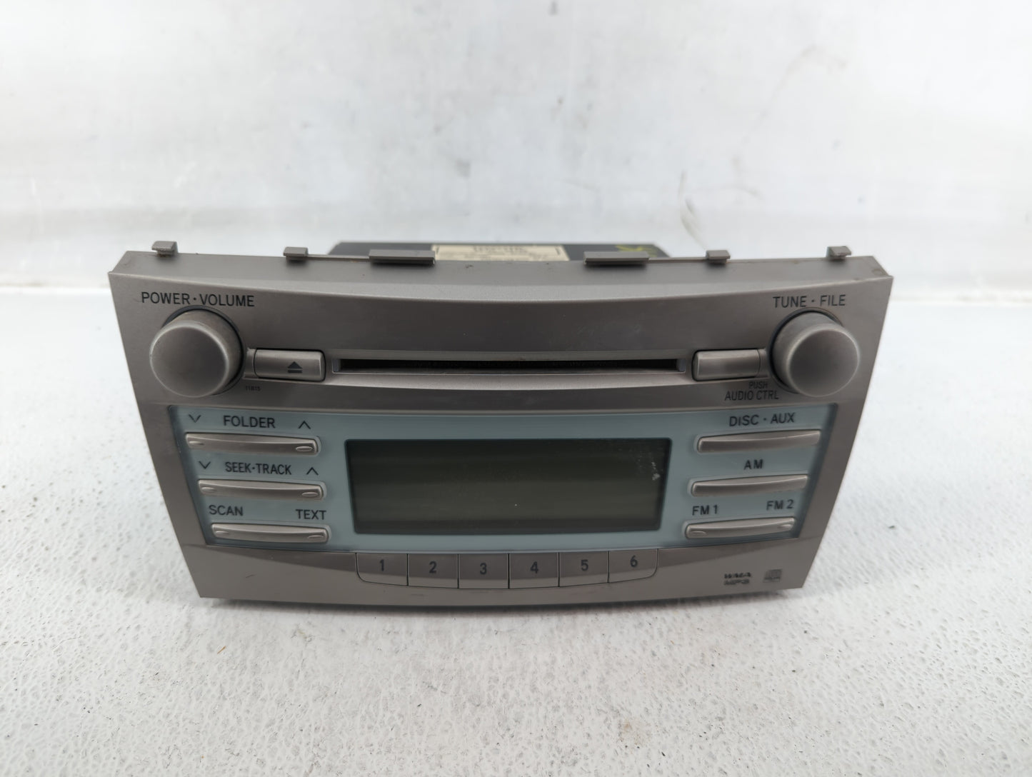 2007-2009 Toyota Camry Radio AM FM Cd Player Receiver Replacement P/N:86120-06180 Fits Fits 2007 2008 2009 OEM Used Auto Par