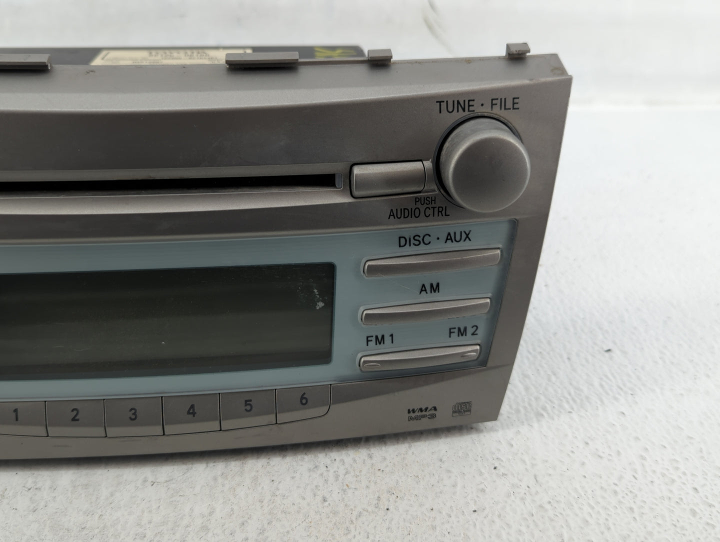 2007-2009 Toyota Camry Radio AM FM Cd Player Receiver Replacement P/N:86120-06180 Fits Fits 2007 2008 2009 OEM Used Auto Par
