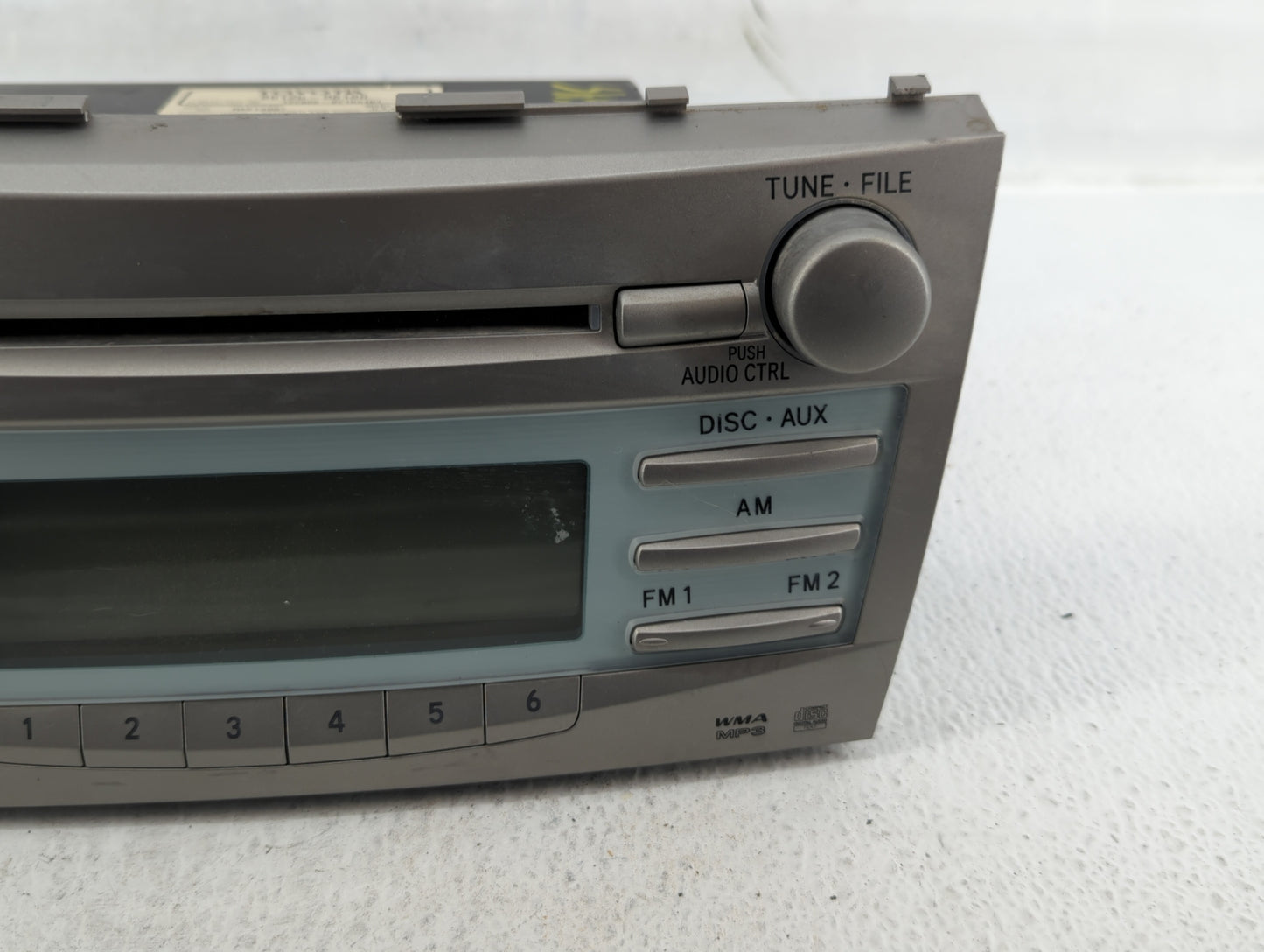 2007-2009 Toyota Camry Radio AM FM Cd Player Receiver Replacement P/N:86120-06180 Fits Fits 2007 2008 2009 OEM Used Auto Par
