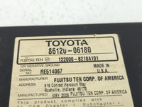 2007-2009 Toyota Camry Radio AM FM Cd Player Receiver Replacement P/N:86120-06180 Fits Fits 2007 2008 2009 OEM Used Auto Par