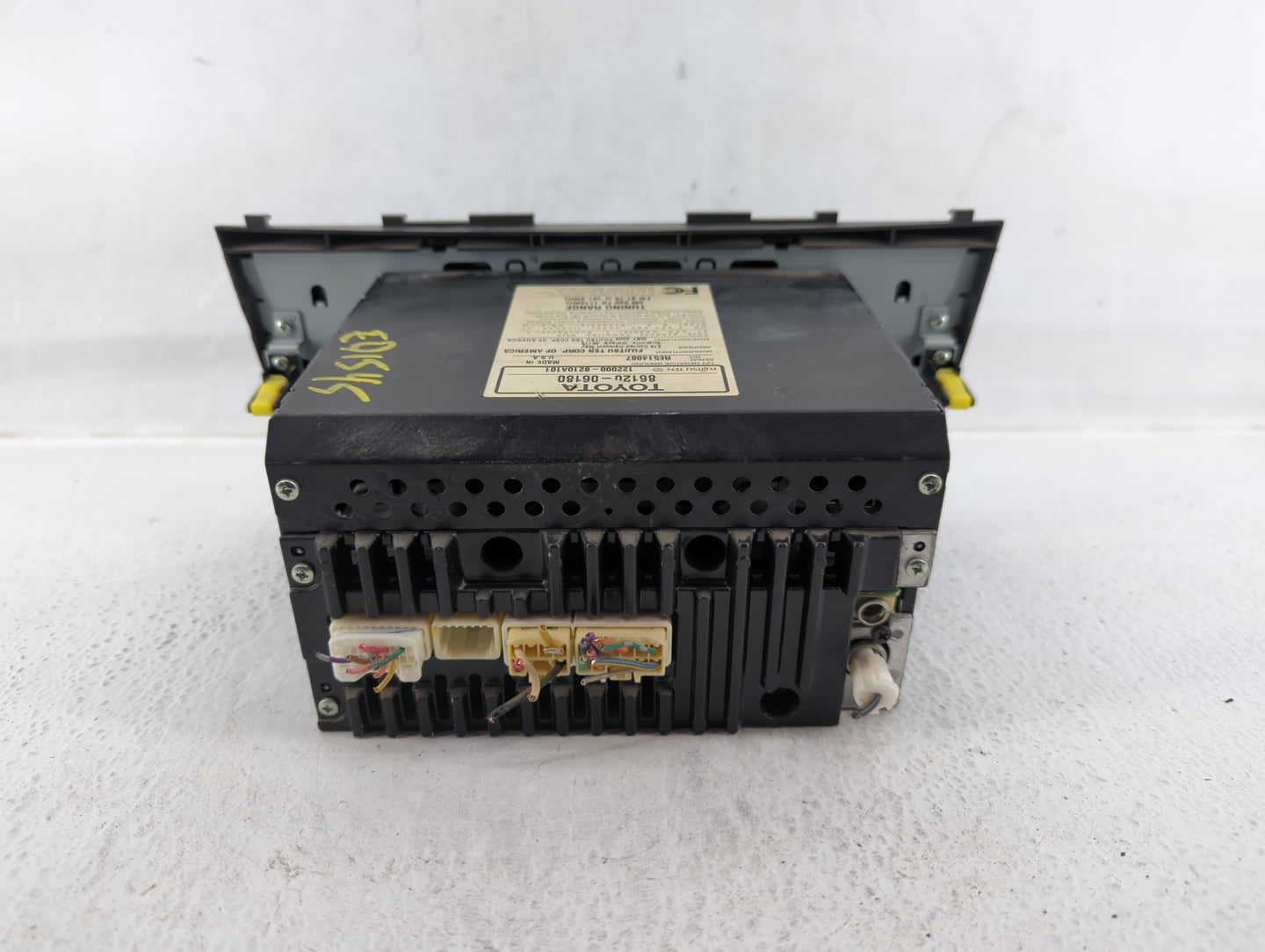 2007-2009 Toyota Camry Radio AM FM Cd Player Receiver Replacement P/N:86120-06180 Fits Fits 2007 2008 2009 OEM Used Auto Par