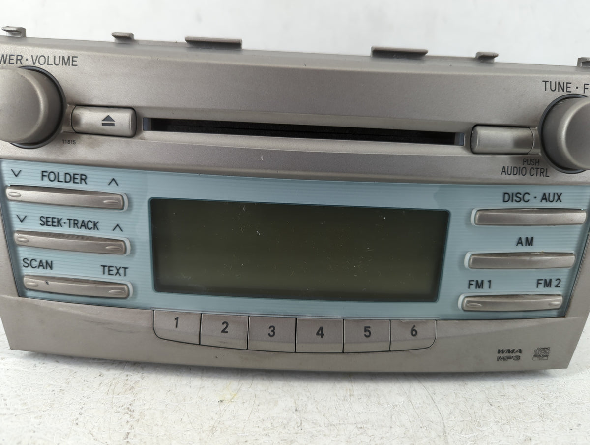 2007-2009 Toyota Camry Am Fm Cd Player Radio Receiver 549449 - Oemusedautoparts1.com