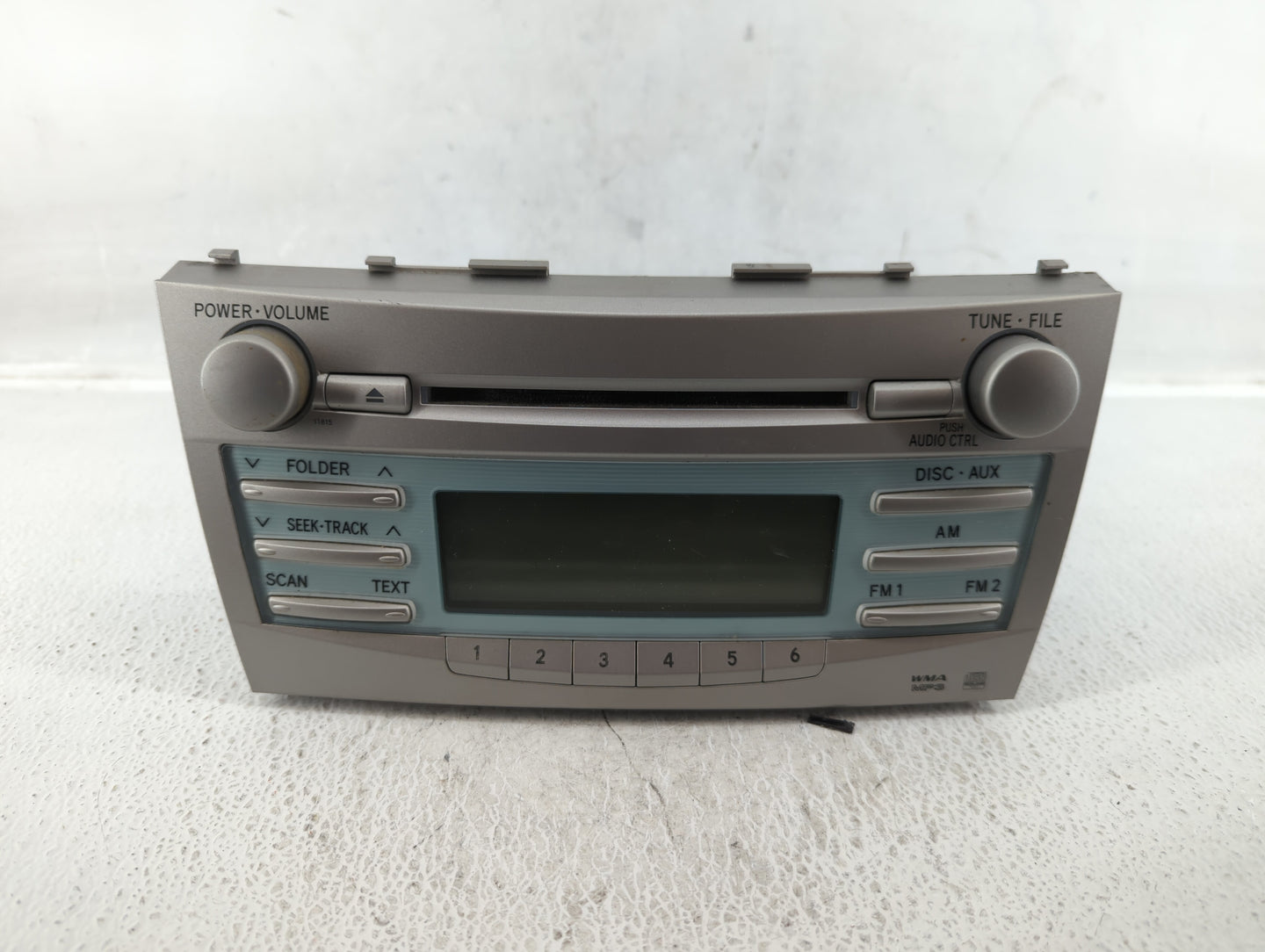2007-2009 Toyota Camry Radio AM FM Cd Player Receiver Replacement P/N:86120-06180 Fits Fits 2007 2008 2009 OEM Used Auto Par