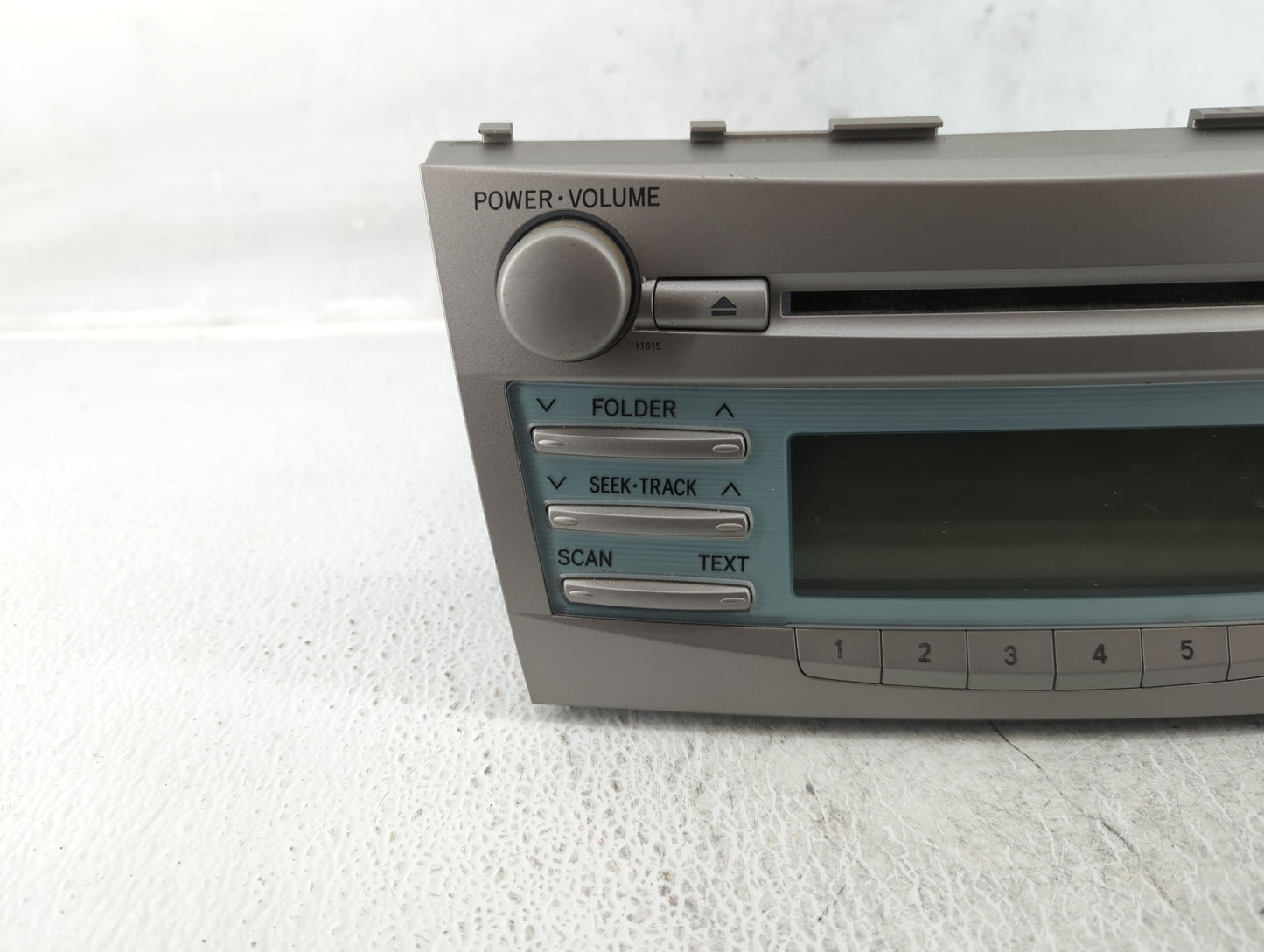 2007-2009 Toyota Camry Radio AM FM Cd Player Receiver Replacement P/N:86120-06180 Fits Fits 2007 2008 2009 OEM Used Auto Par