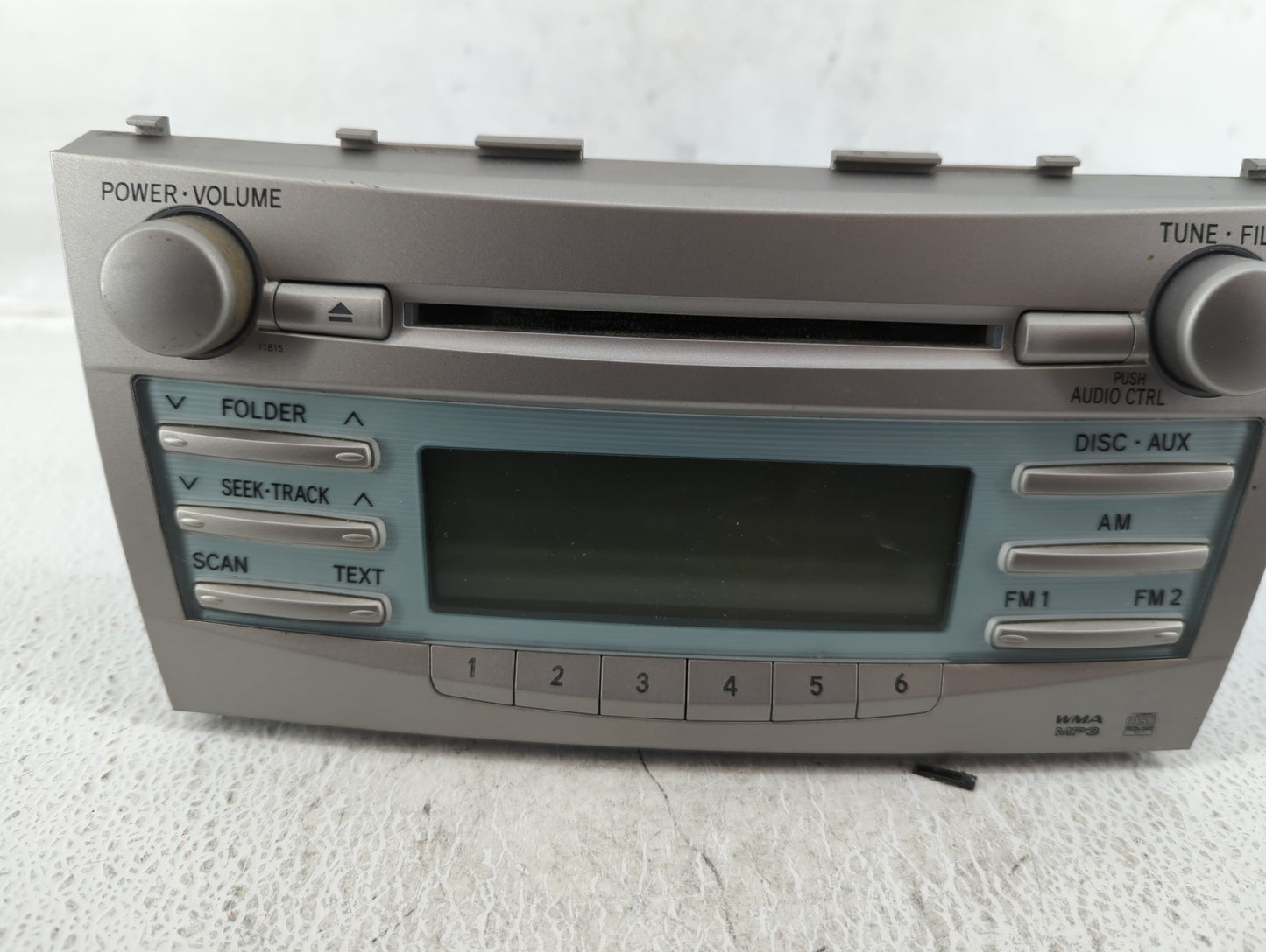 2007-2009 Toyota Camry Radio AM FM Cd Player Receiver Replacement P/N:86120-06180 Fits Fits 2007 2008 2009 OEM Used Auto Par