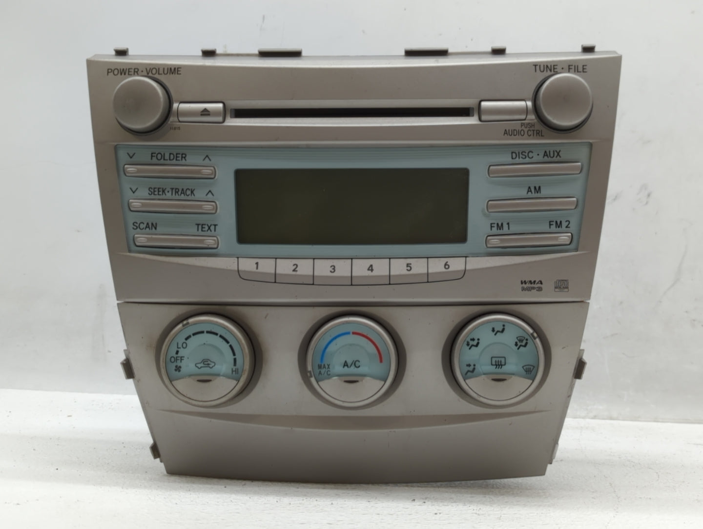 2007-2009 Toyota Camry Radio AM FM Cd Player Receiver Replacement P/N:86120-06180 Fits Fits 2007 2008 2009 OEM Used Auto Par