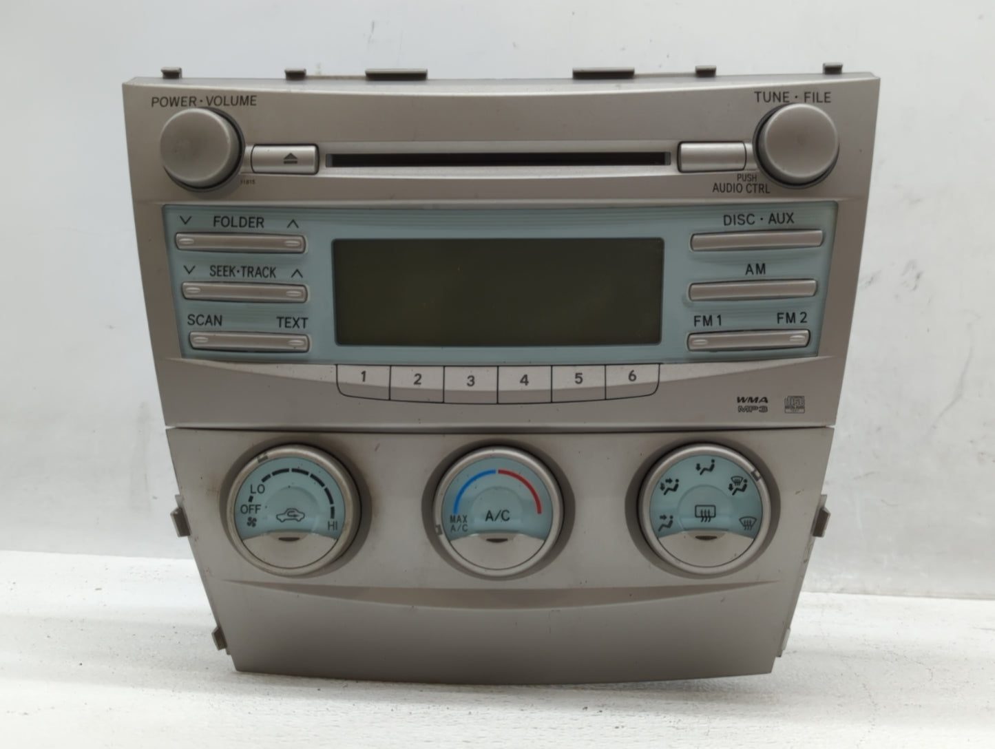 2007-2009 Toyota Camry Radio AM FM Cd Player Receiver Replacement P/N:86120-06180 Fits Fits 2007 2008 2009 OEM Used Auto Par