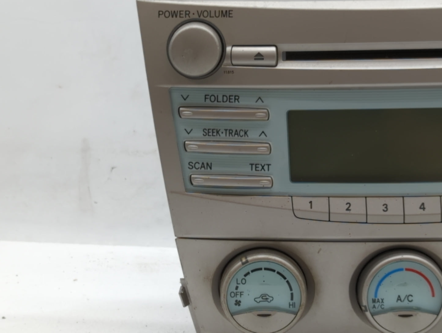 2007-2009 Toyota Camry Radio AM FM Cd Player Receiver Replacement P/N:86120-06180 Fits Fits 2007 2008 2009 OEM Used Auto Par
