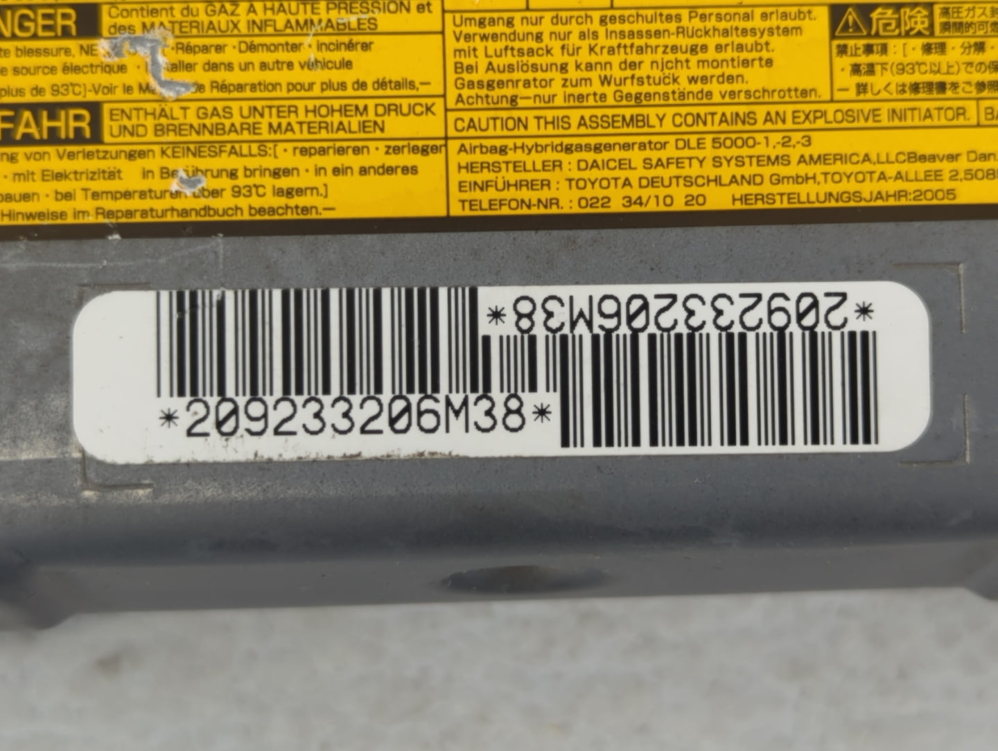 2007 Toyota Camry Hood Hatch Lift Supports Struts Shocks Right Left Pair - Oemusedautoparts1.com