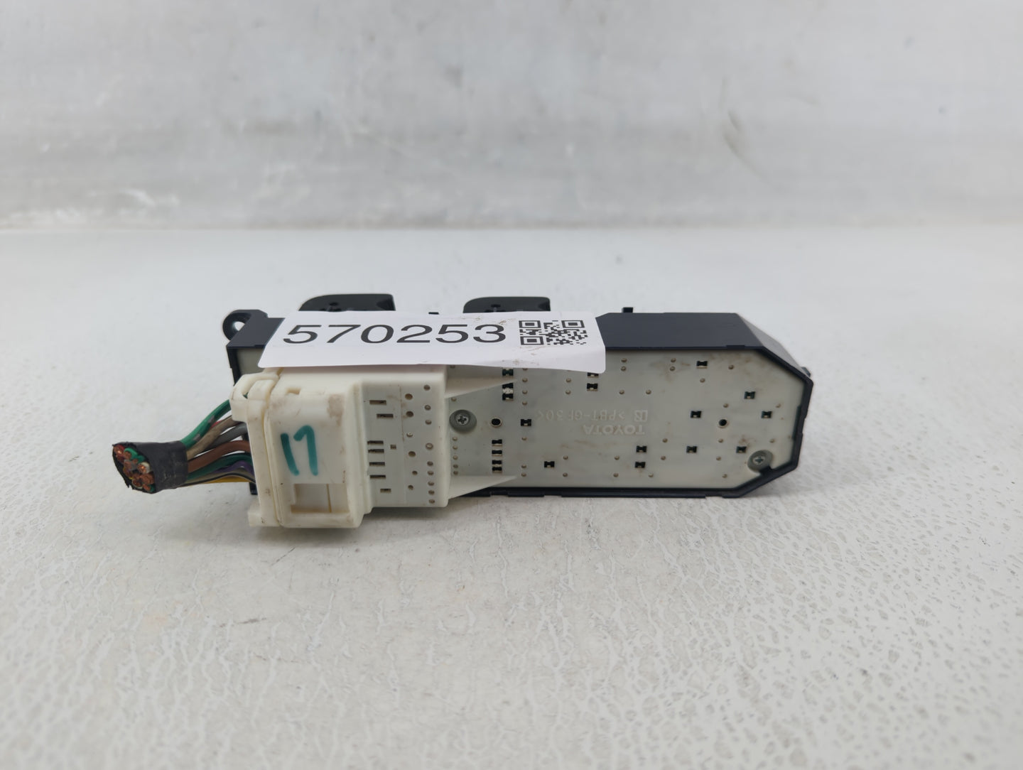 2007-2009 Toyota Camry Master Power Window Switch Replacement Driver Side Left Fits OEM Used Auto Parts - Oemusedautoparts1.
