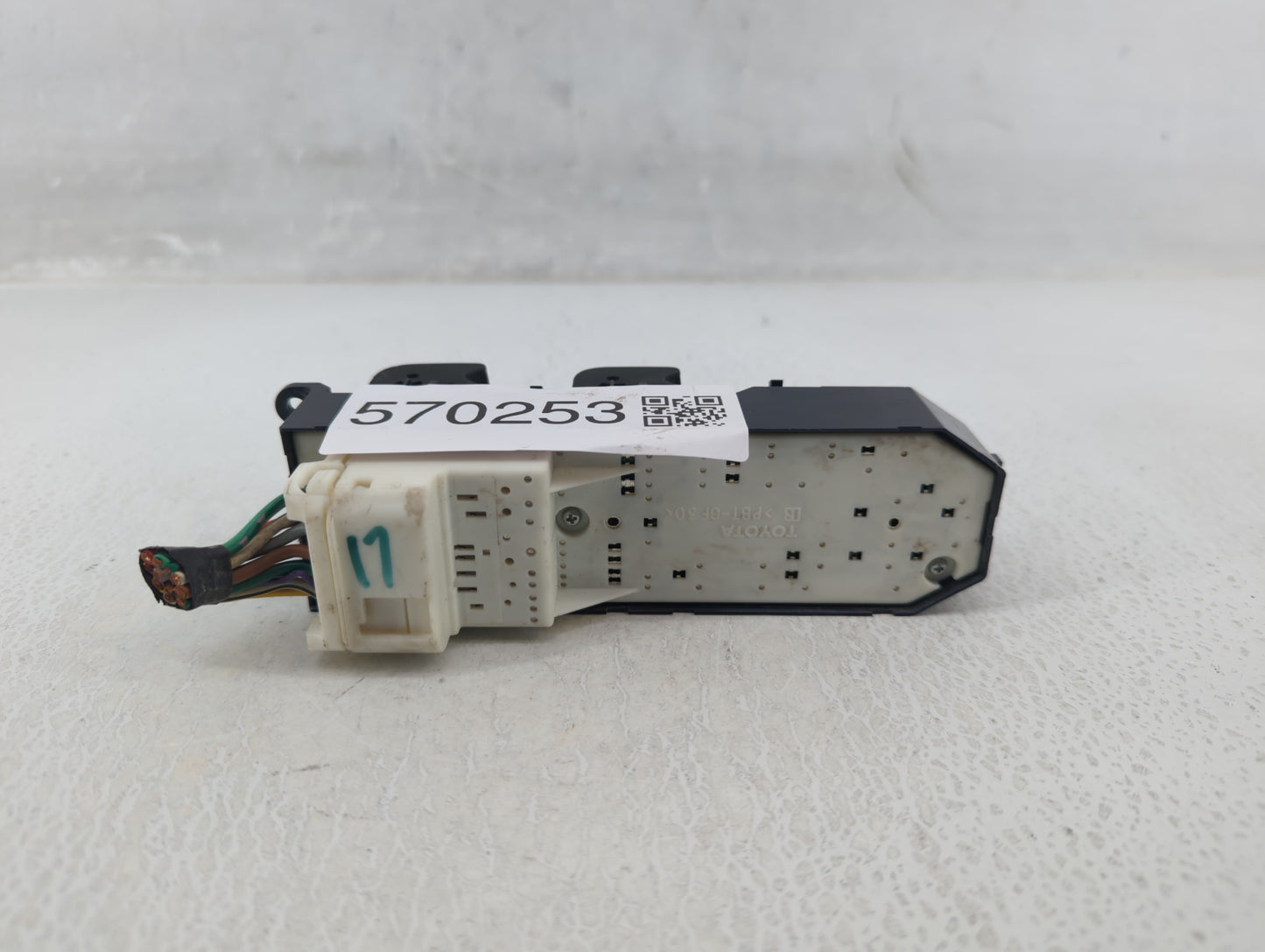 2007-2009 Toyota Camry Master Power Window Switch Replacement Driver Side Left Fits OEM Used Auto Parts - Oemusedautoparts1.