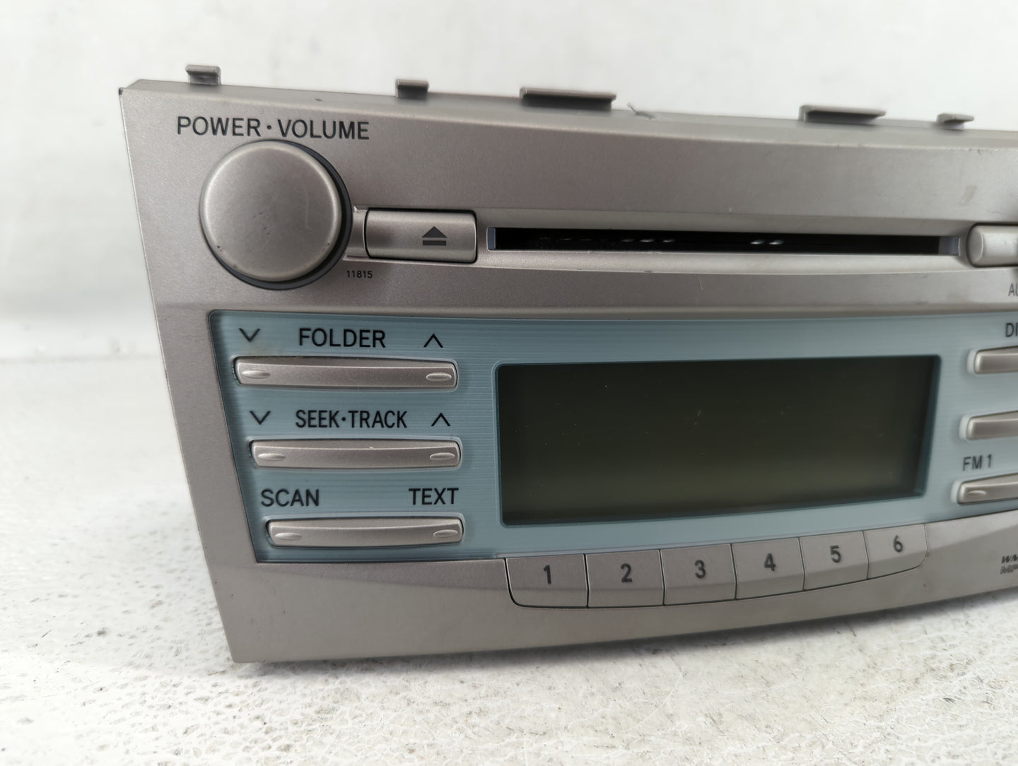 2007-2009 Toyota Camry Am Fm Cd Player Radio Receiver - Oemusedautoparts1.com