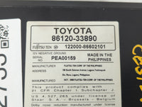 2007-2009 Toyota Camry Am Fm Cd Player Radio Receiver 582733 - Oemusedautoparts1.com
