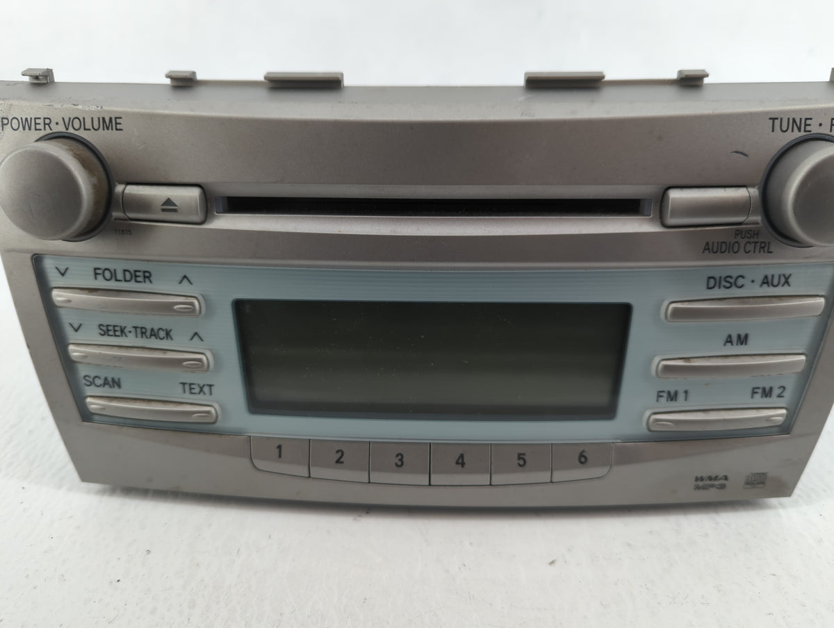 2007-2009 Toyota Camry Am Fm Cd Player Radio Receiver 583213 - Oemusedautoparts1.com