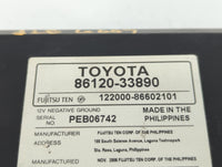 2007-2009 Toyota Camry Am Fm Cd Player Radio Receiver 583213 - Oemusedautoparts1.com