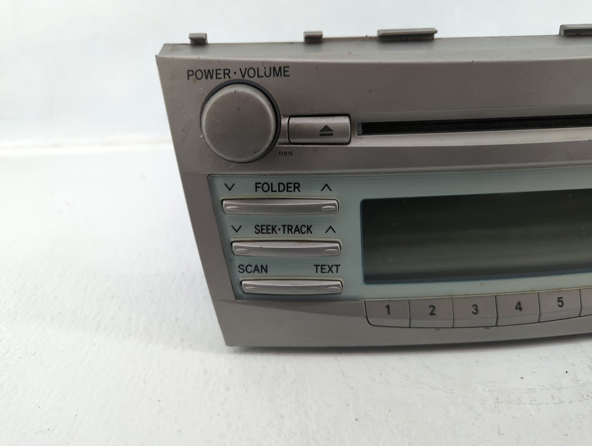 2007-2009 Toyota Camry Am Fm Cd Player Radio Receiver 583600 - Oemusedautoparts1.com