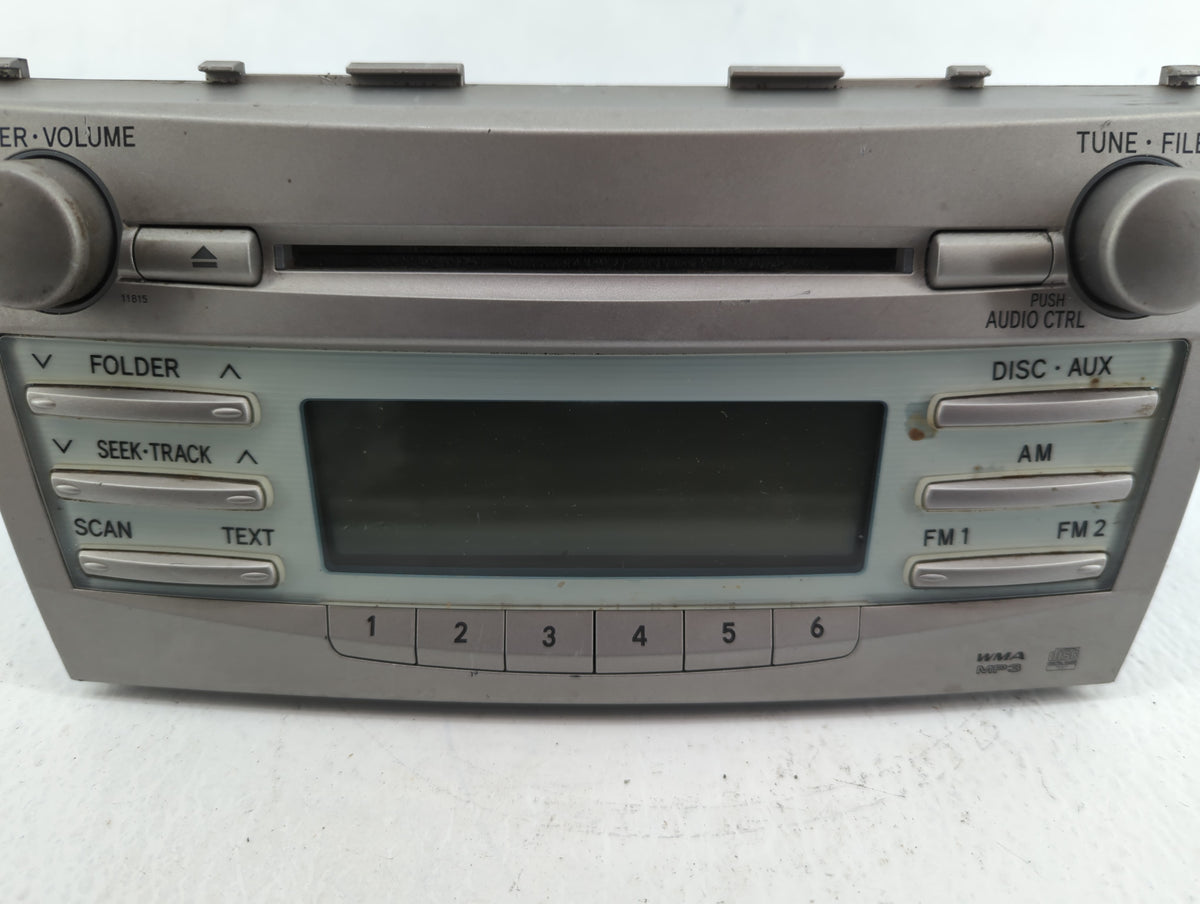 2007-2009 Toyota Camry Am Fm Cd Player Radio Receiver 583600 - Oemusedautoparts1.com