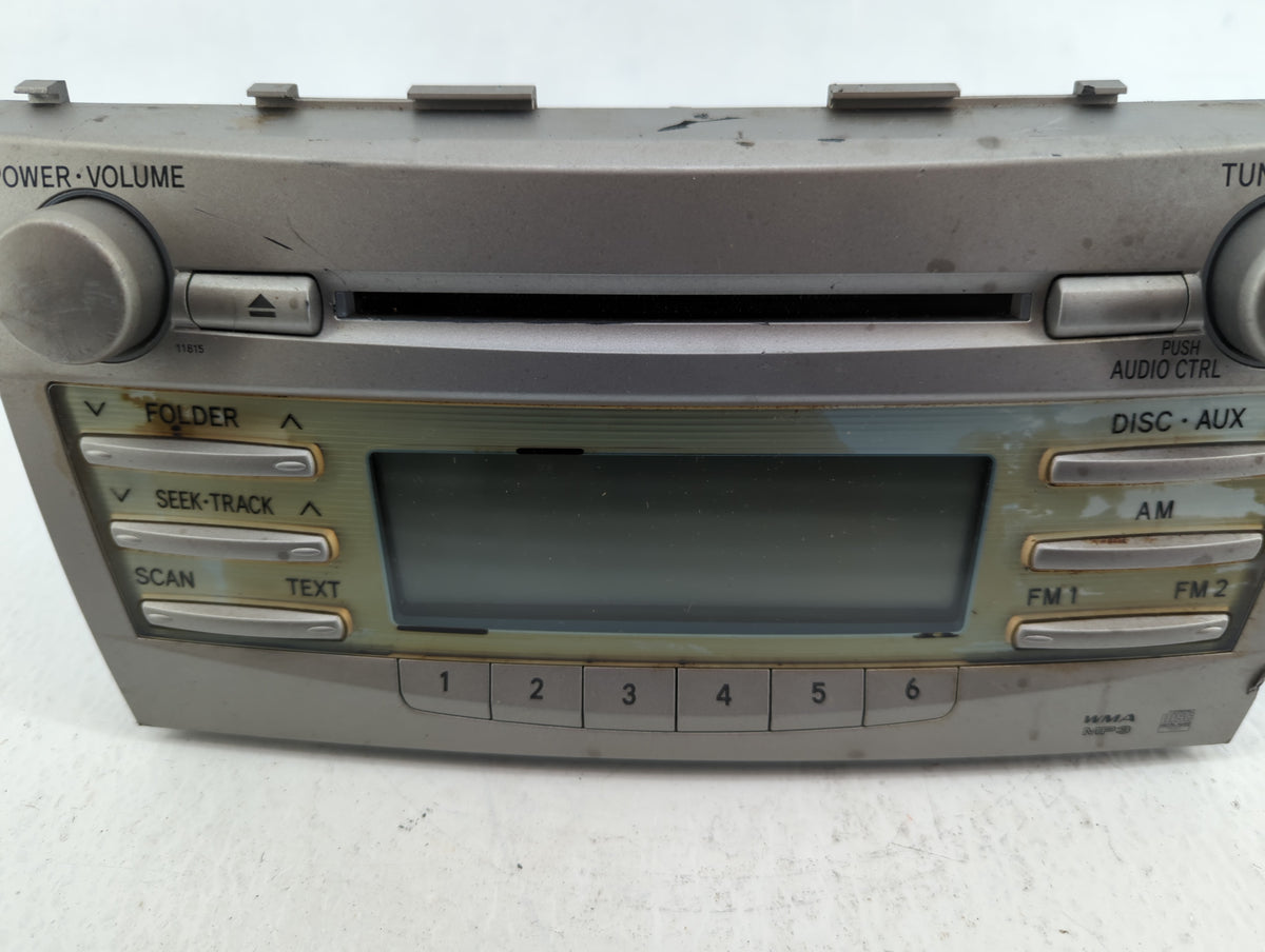 2007-2009 Toyota Camry Am Fm Cd Player Radio Receiver 583602 - Oemusedautoparts1.com