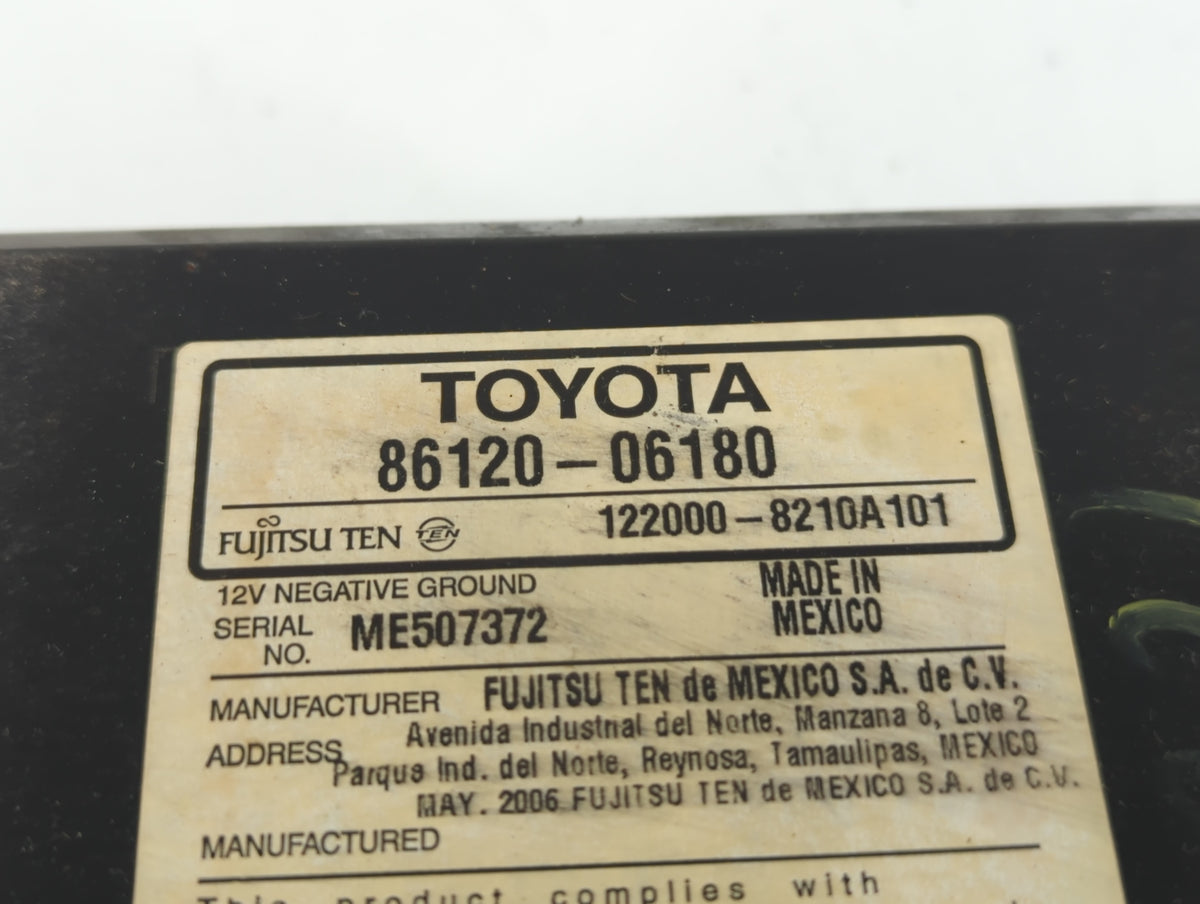 2007-2009 Toyota Camry Am Fm Cd Player Radio Receiver 583602 - Oemusedautoparts1.com