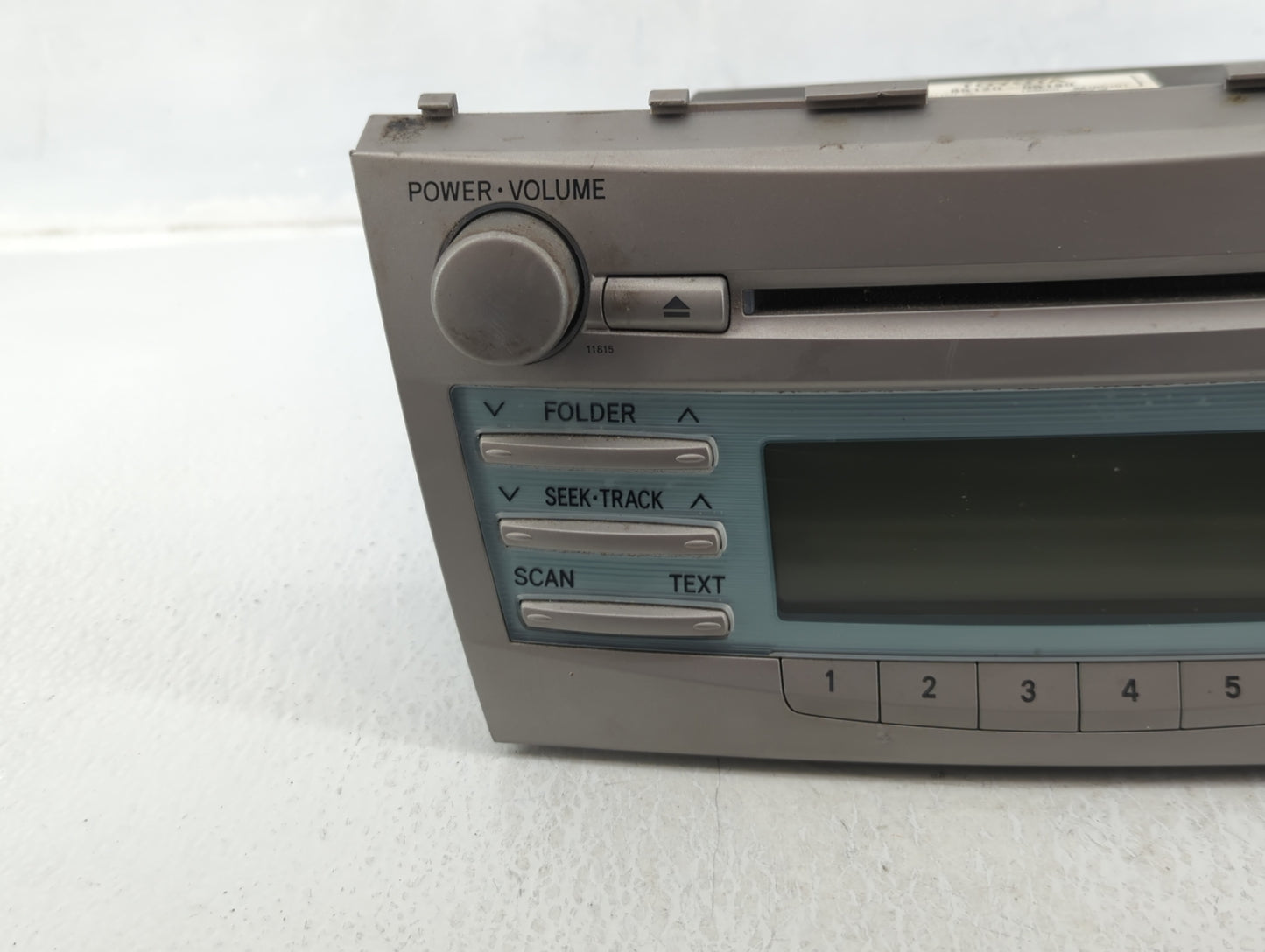 2007-2009 Toyota Camry Radio AM FM Cd Player Receiver Replacement P/N:86120-06180 Fits Fits 2007 2008 2009 OEM Used Auto Par