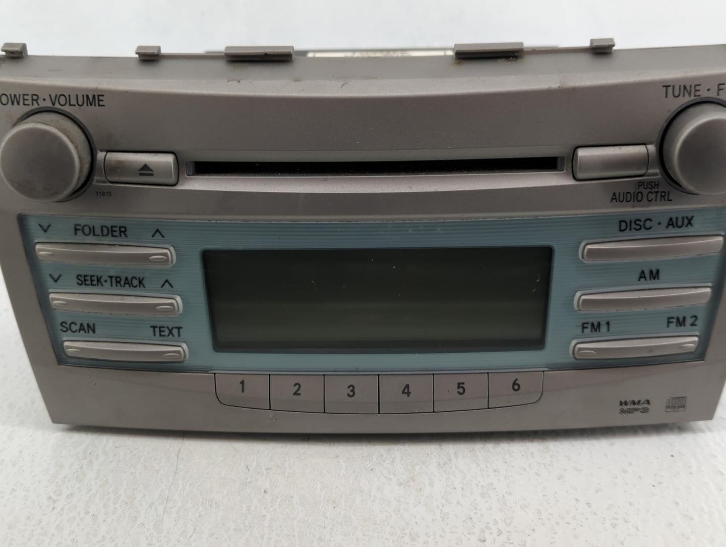 2007-2009 Toyota Camry Radio AM FM Cd Player Receiver Replacement P/N:86120-06180 Fits Fits 2007 2008 2009 OEM Used Auto Par