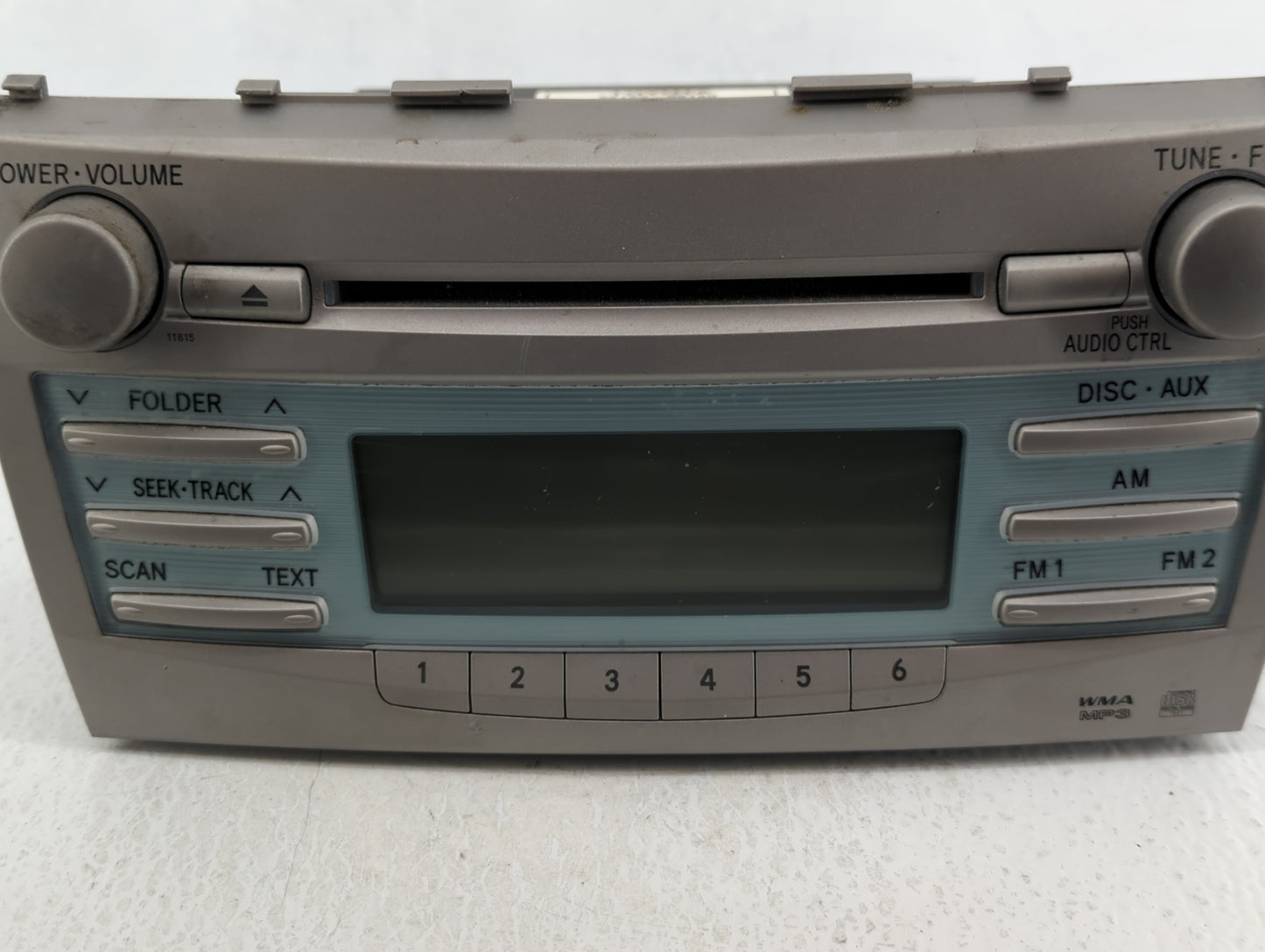 2007-2009 Toyota Camry Radio AM FM Cd Player Receiver Replacement P/N:86120-06180 Fits Fits 2007 2008 2009 OEM Used Auto Par