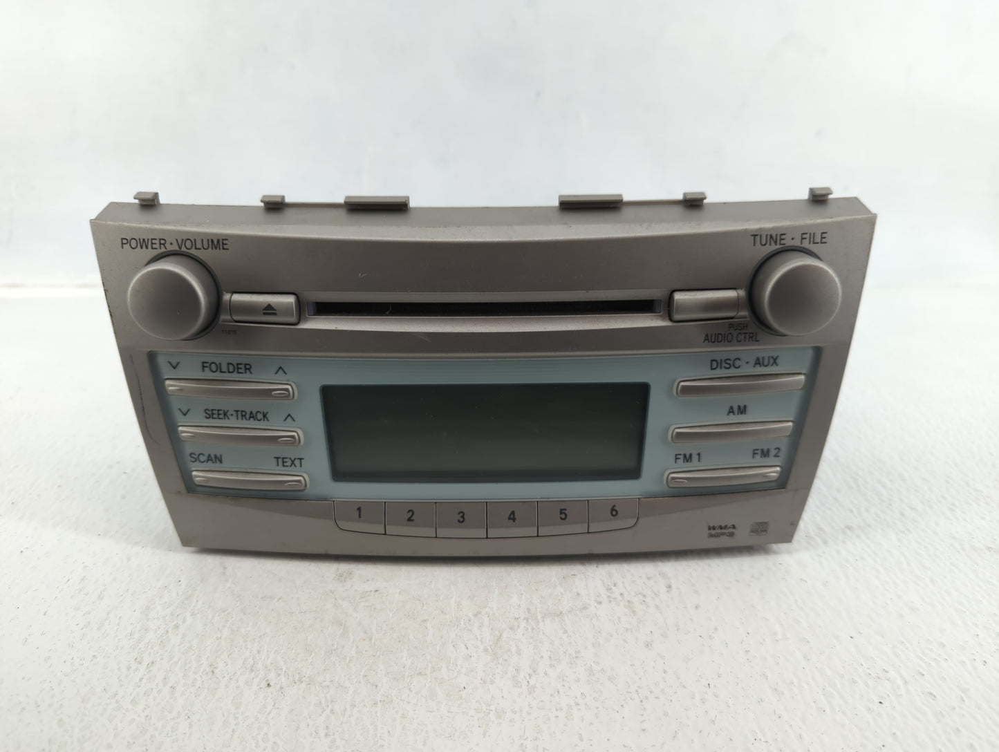 2007-2009 Toyota Camry Radio AM FM Cd Player Receiver Replacement P/N:86120-06180 Fits Fits 2007 2008 2009 OEM Used Auto Par