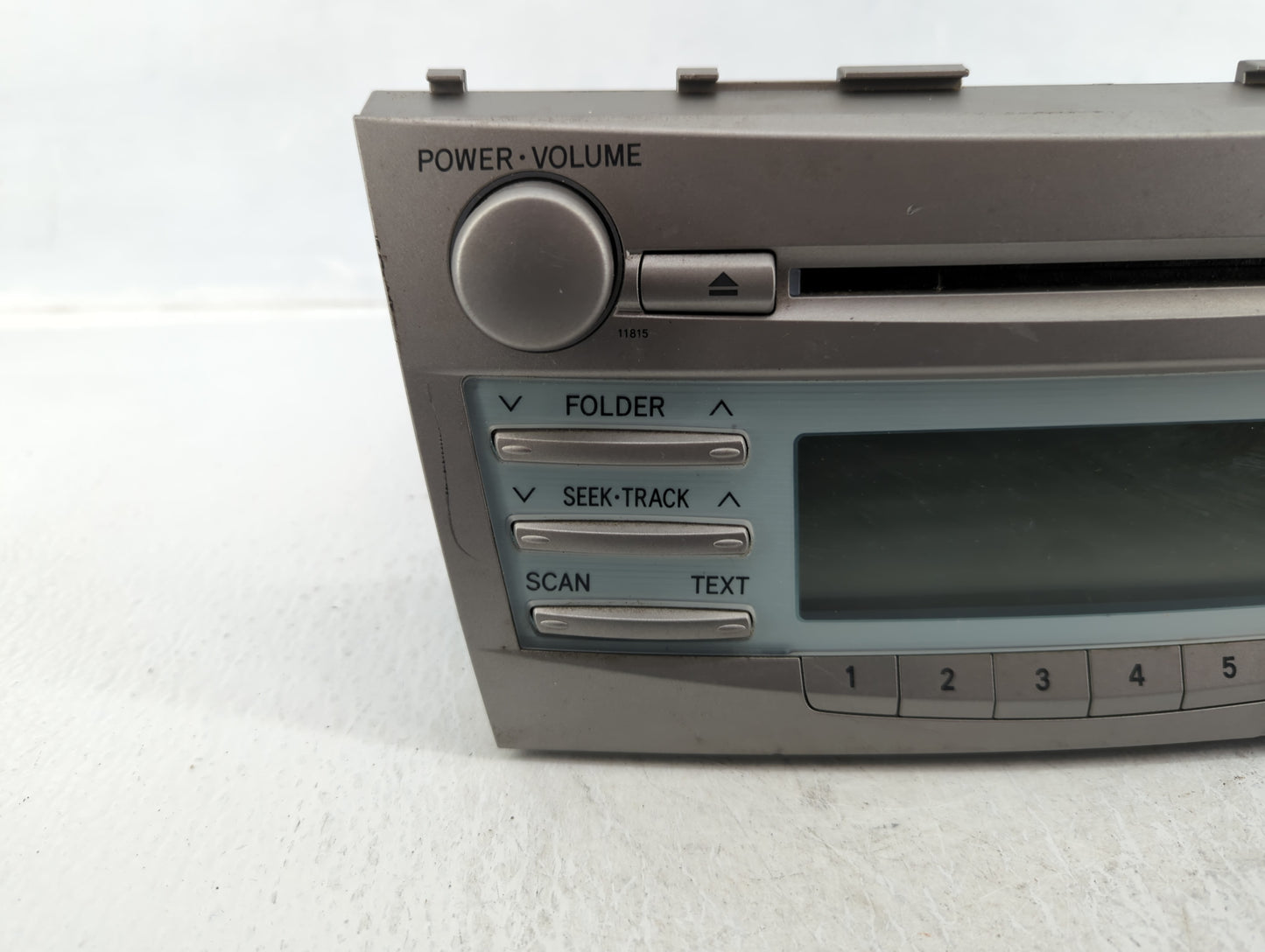 2007-2009 Toyota Camry Radio AM FM Cd Player Receiver Replacement P/N:86120-06180 Fits Fits 2007 2008 2009 OEM Used Auto Par