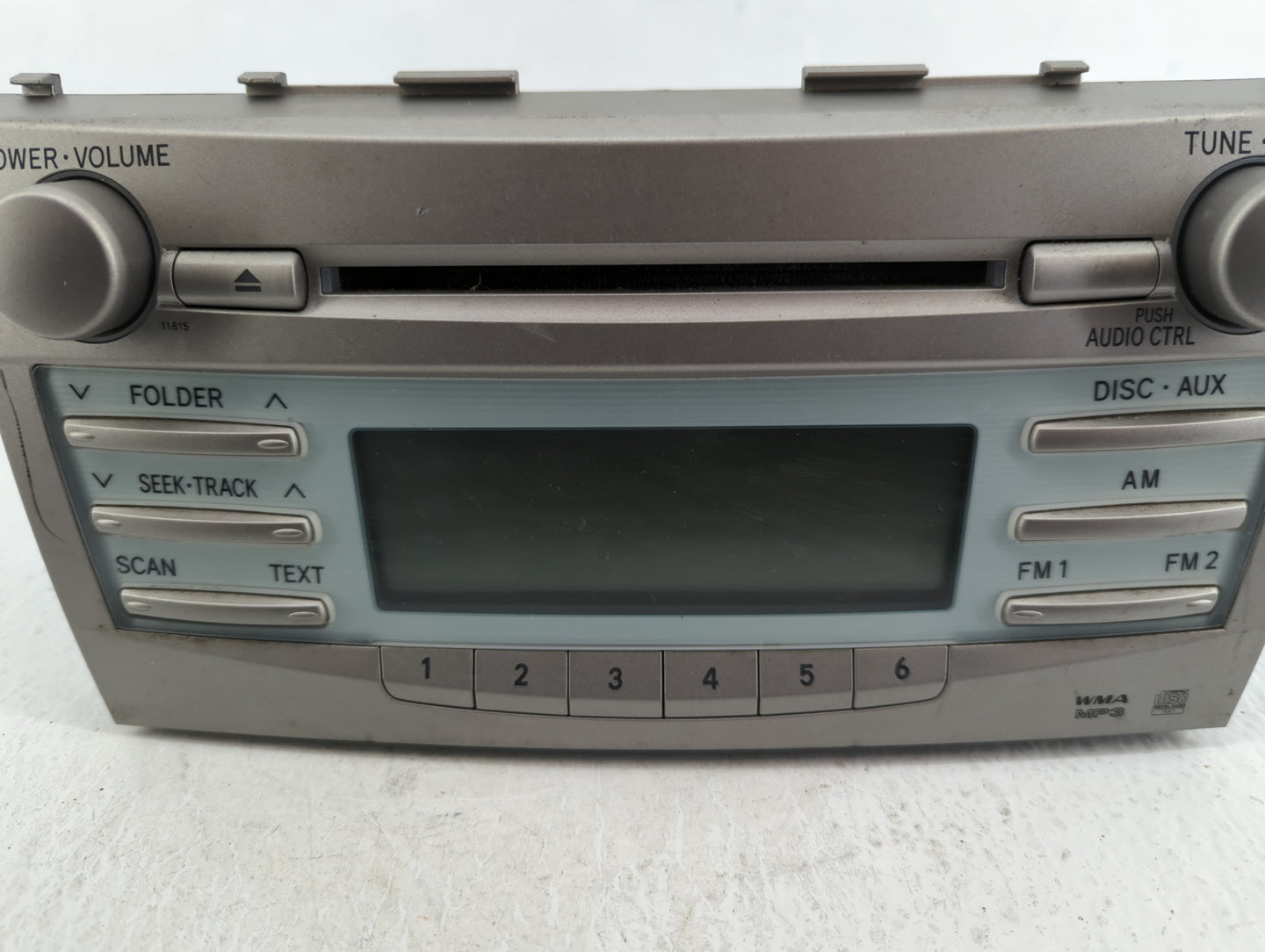 2007-2009 Toyota Camry Radio AM FM Cd Player Receiver Replacement P/N:86120-06180 Fits Fits 2007 2008 2009 OEM Used Auto Par