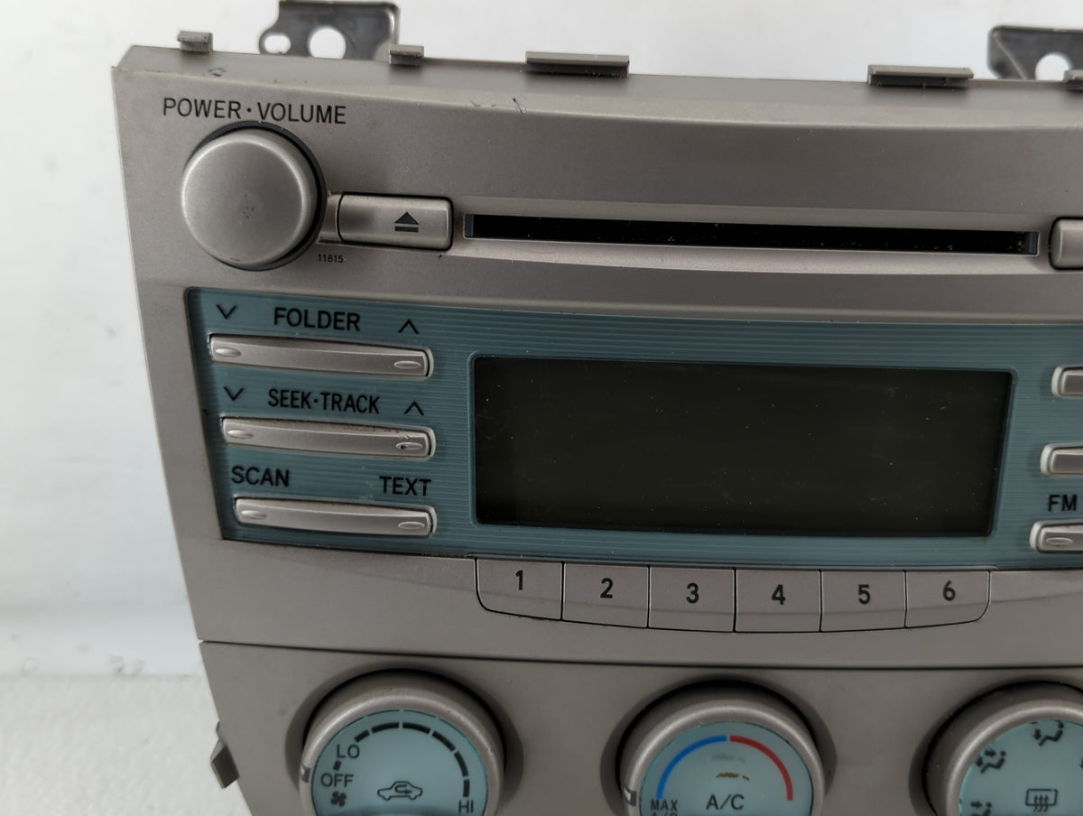 2007-2009 Toyota Camry Am Fm Cd Player Radio Receiver 590098 - Oemusedautoparts1.com