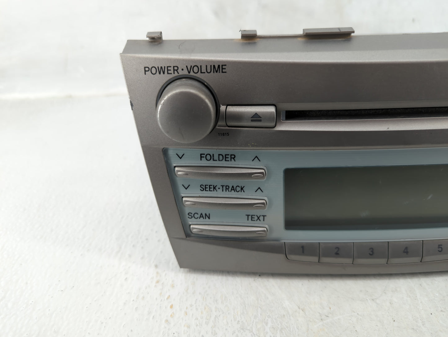 2007-2009 Toyota Camry Am Fm Cd Player Radio Receiver - Oemusedautoparts1.com