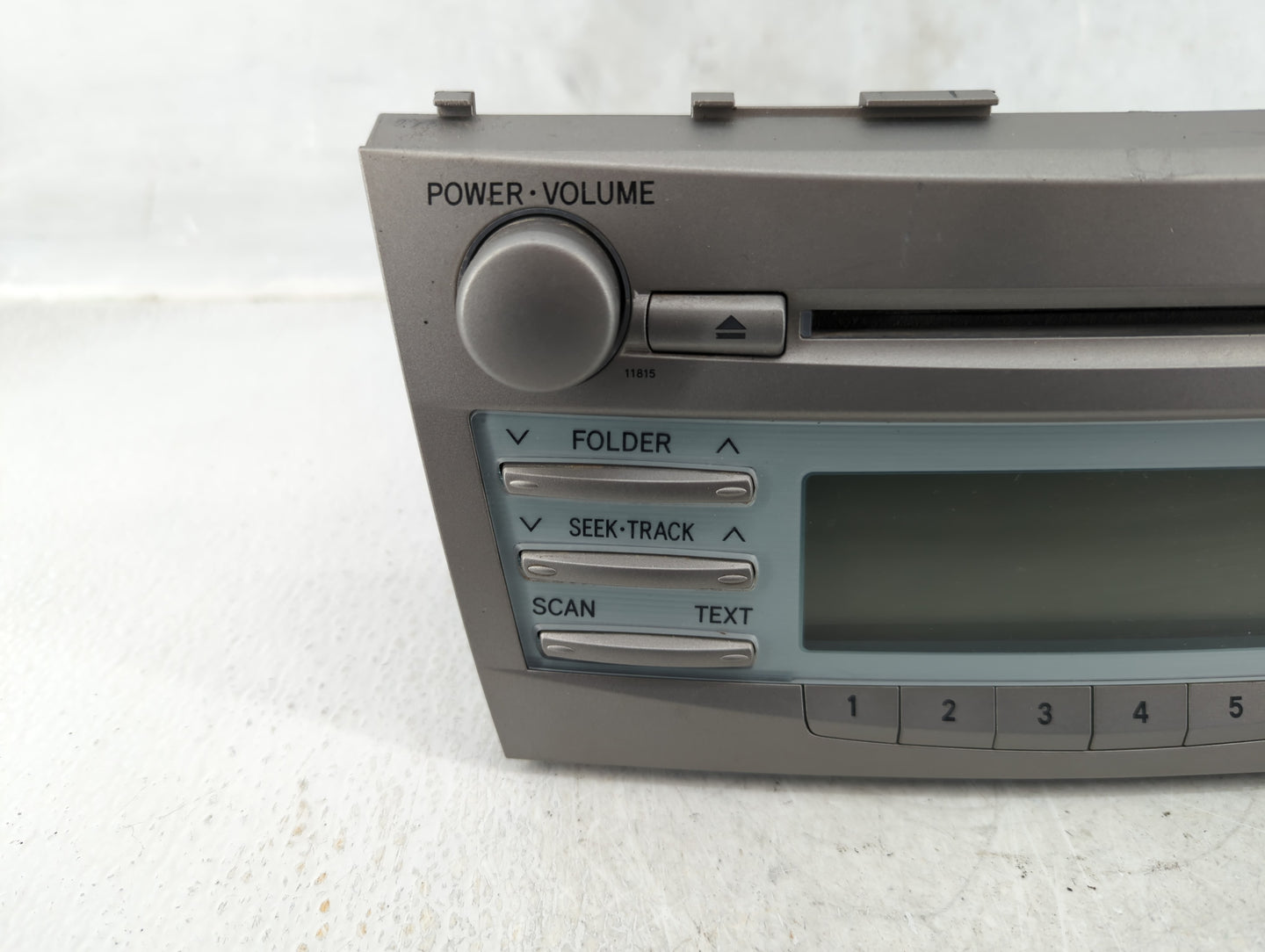 2007-2009 Toyota Camry Am Fm Cd Player Radio Receiver - Oemusedautoparts1.com