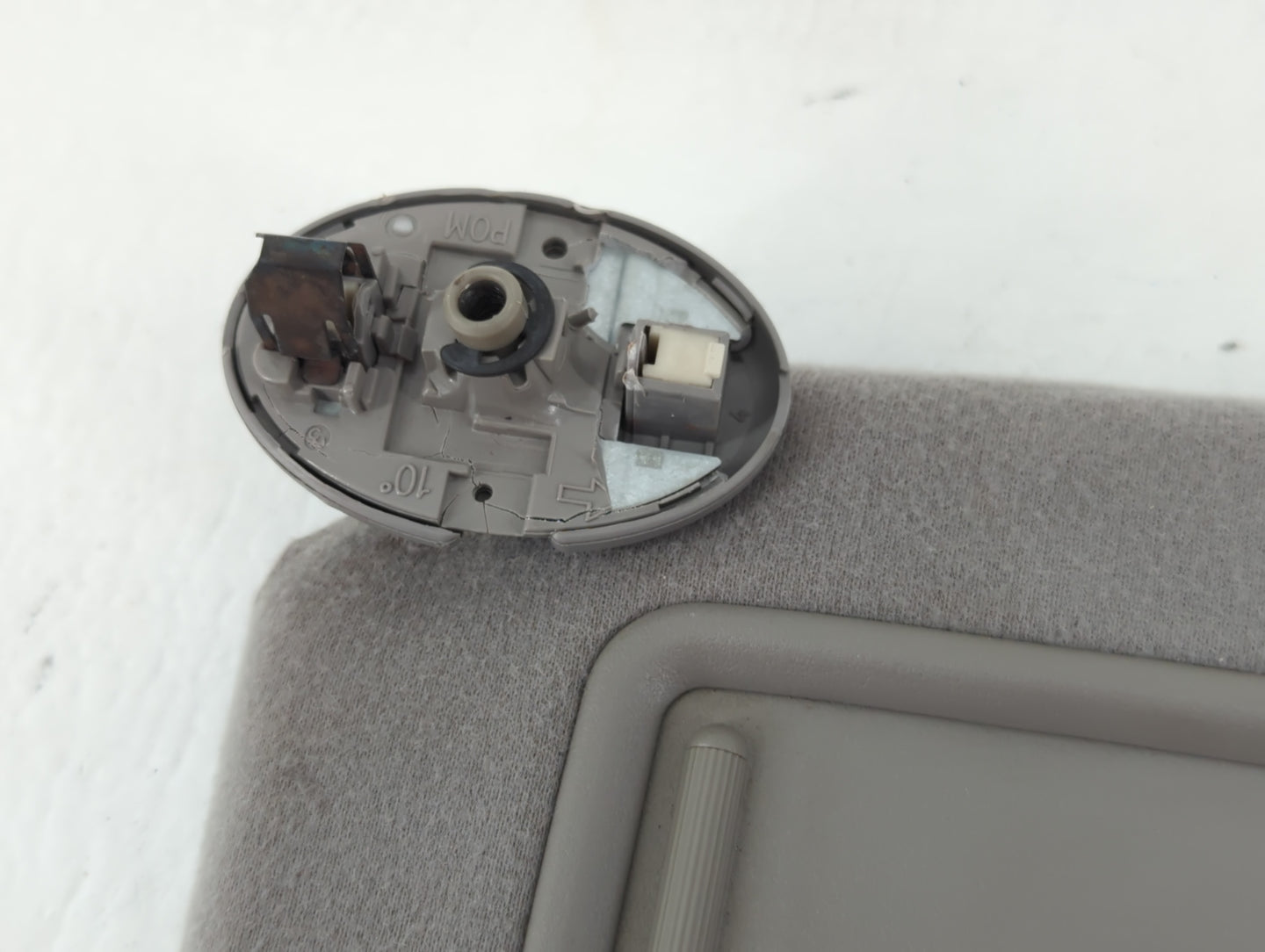 2007-2011 Toyota Camry Sun Visor Shade Replacement Driver Left Mirror Fits Fits 2007 2008 2009 2010 2011 OEM Used Auto Parts