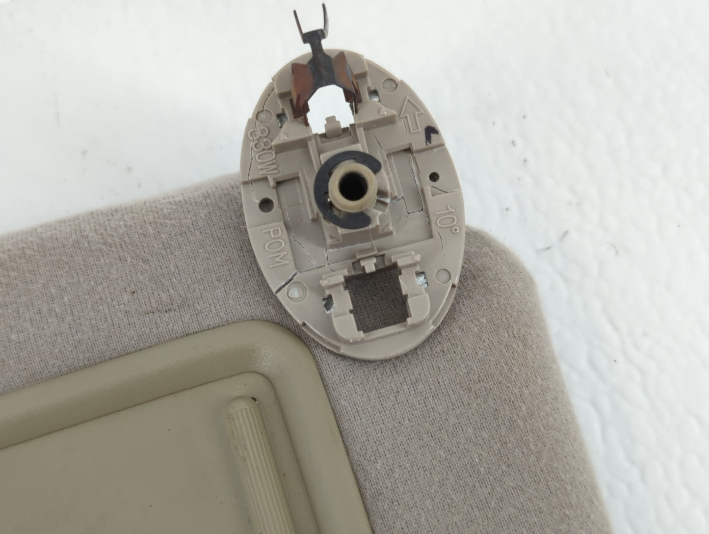 2007-2011 Toyota Camry Sun Visor Shade Replacement Passenger Right Mirror Fits Fits 2007 2008 2009 2010 2011 OEM Used Auto P