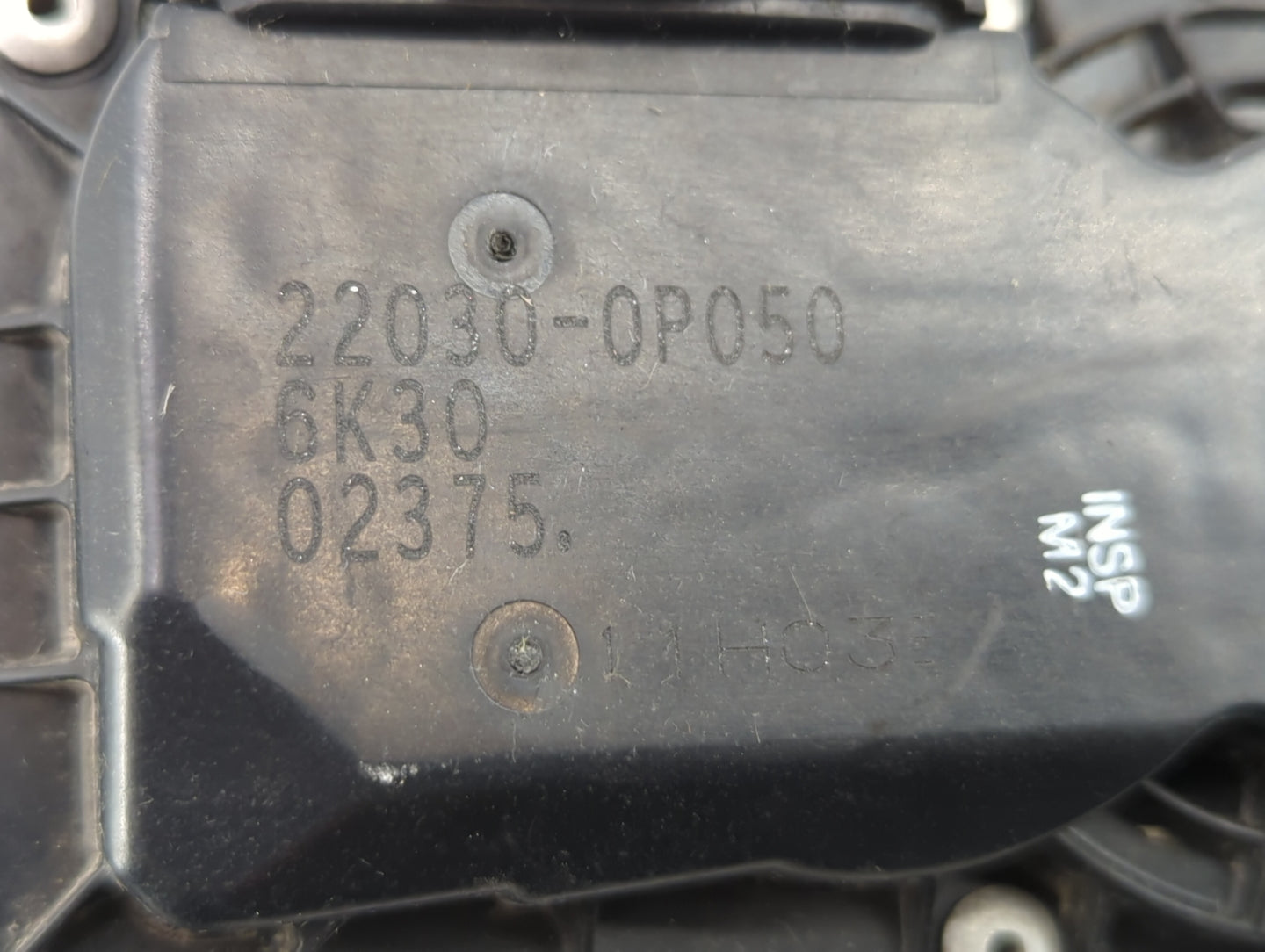 2007-2017 Toyota Camry Throttle Body P/N:22030-0P050 Fits OEM Used Auto Parts - Oemusedautoparts1.com