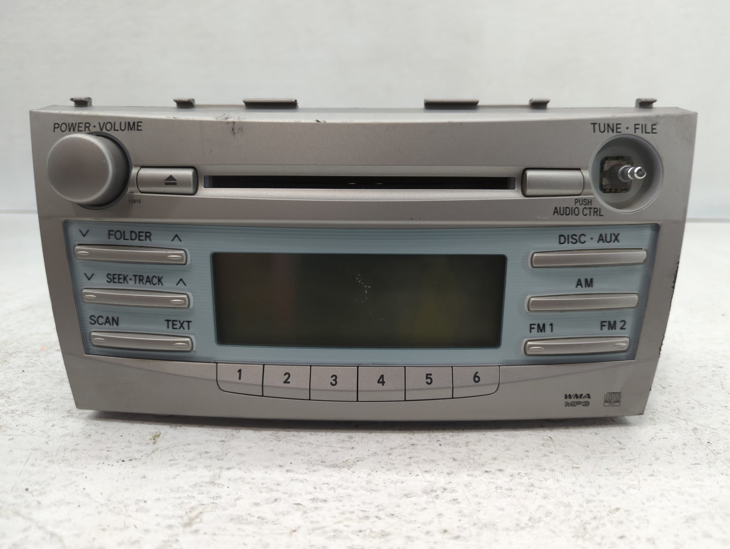 2007-2009 Toyota Camry Radio AM FM Cd Player Receiver Replacement P/N:86120-06180 Fits Fits 2007 2008 2009 OEM Used Auto Par