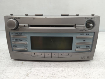 2007-2009 Toyota Camry Radio AM FM Cd Player Receiver Replacement P/N:86120-06180 Fits Fits 2007 2008 2009 OEM Used Auto Par
