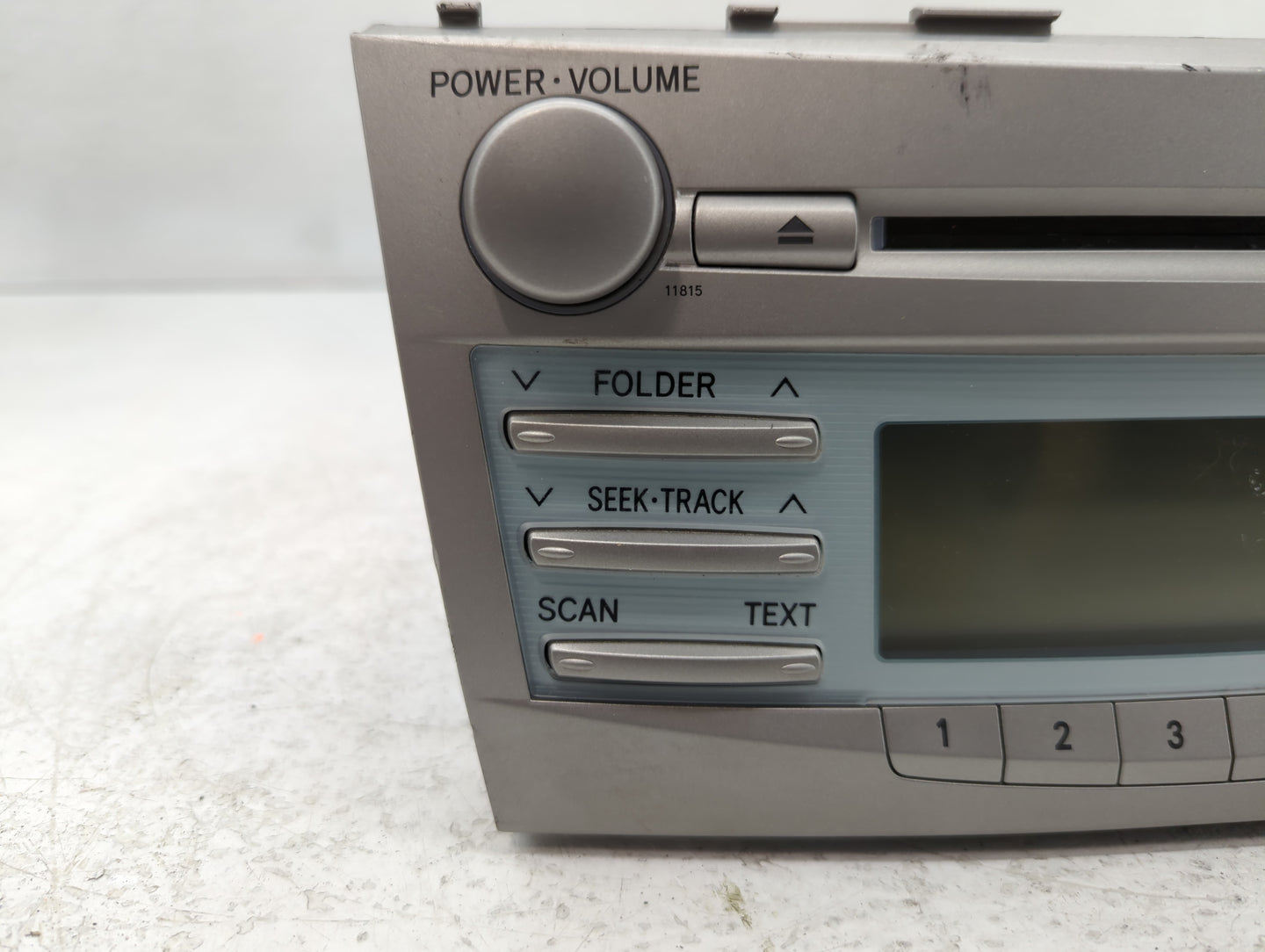 2007-2009 Toyota Camry Radio AM FM Cd Player Receiver Replacement P/N:86120-06180 Fits Fits 2007 2008 2009 OEM Used Auto Par