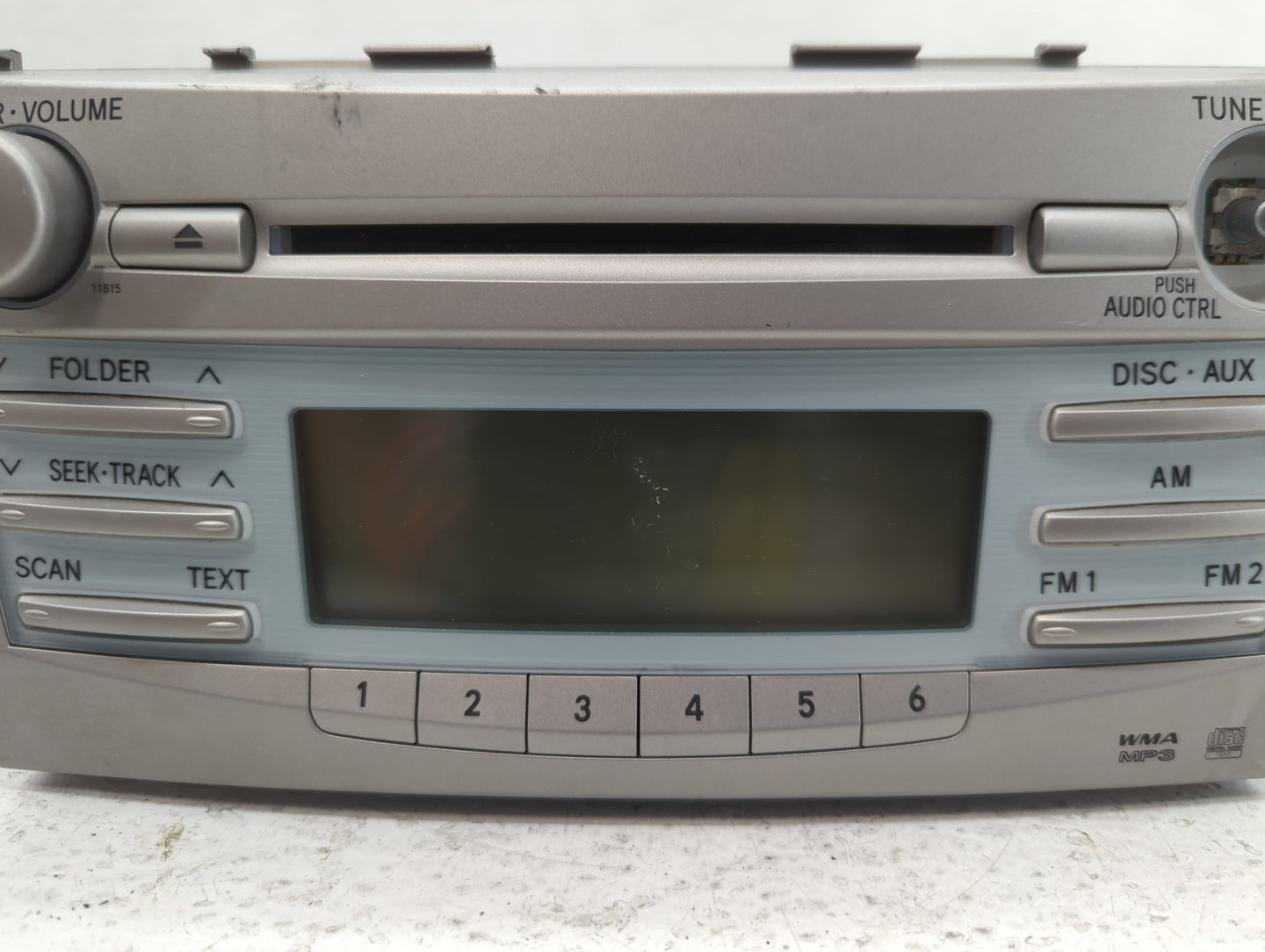 2007-2009 Toyota Camry Radio AM FM Cd Player Receiver Replacement P/N:86120-06180 Fits Fits 2007 2008 2009 OEM Used Auto Par