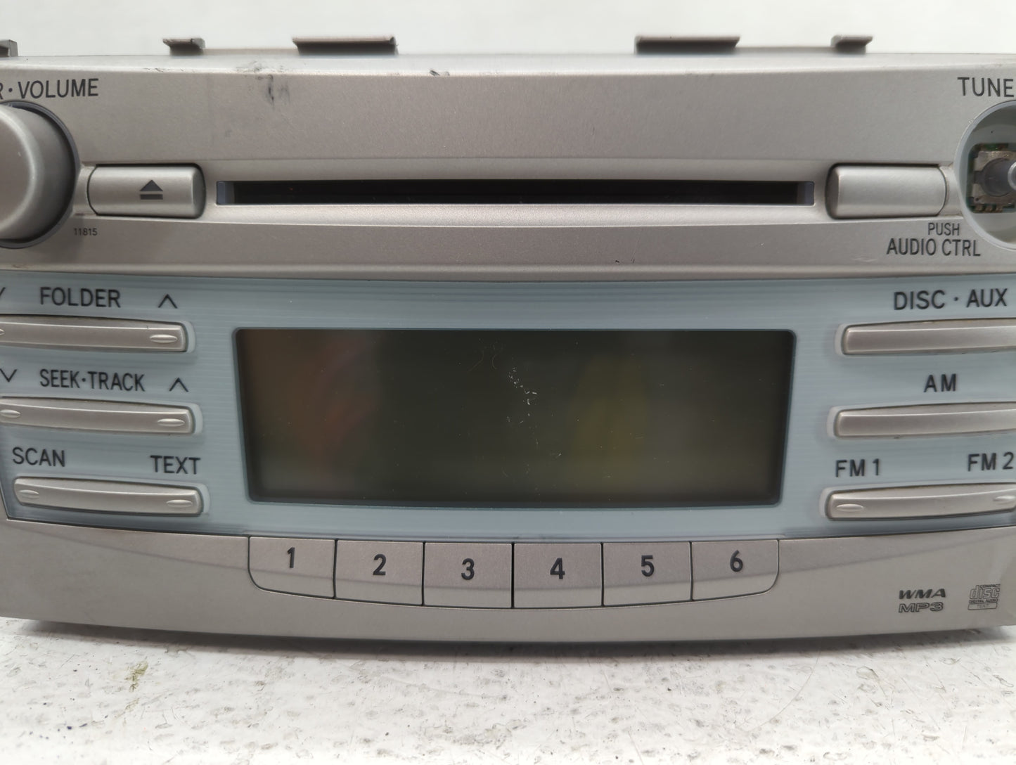 2007-2009 Toyota Camry Radio AM FM Cd Player Receiver Replacement P/N:86120-06180 Fits Fits 2007 2008 2009 OEM Used Auto Par