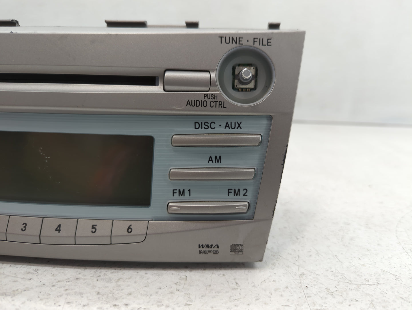 2007-2009 Toyota Camry Radio AM FM Cd Player Receiver Replacement P/N:86120-06180 Fits Fits 2007 2008 2009 OEM Used Auto Par