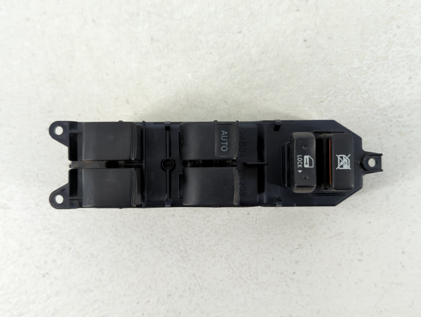 2007-2009 Toyota Camry Master Power Window Switch Replacement Driver Side Left P/N:515296 515296>ABS< Fits OEM Used Auto Par