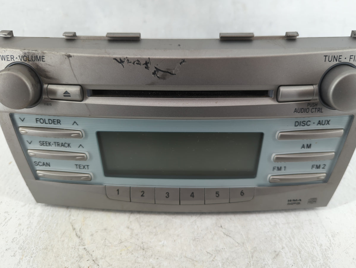 2007-2009 Toyota Camry Am Fm Cd Player Radio Receiver 634021 - Oemusedautoparts1.com