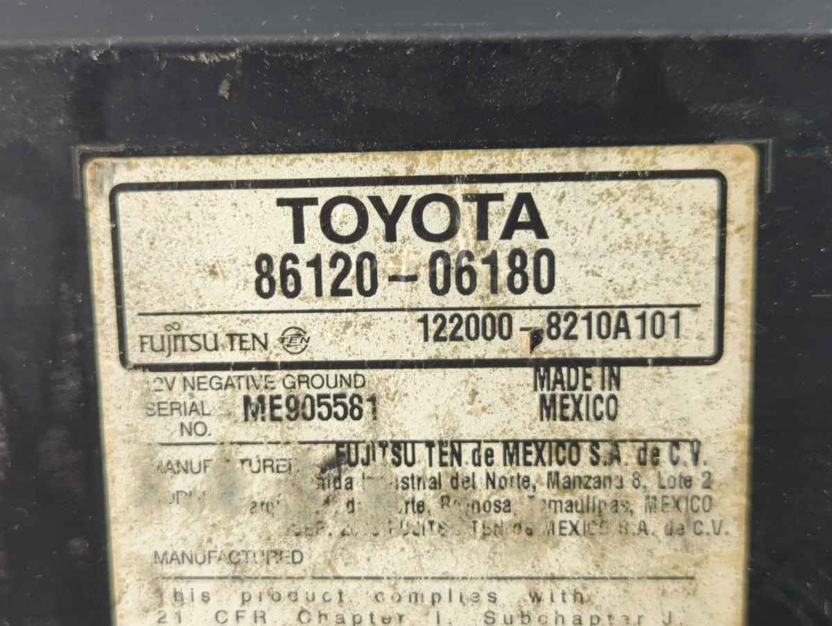 2007-2009 Toyota Camry Am Fm Cd Player Radio Receiver 634021 - Oemusedautoparts1.com