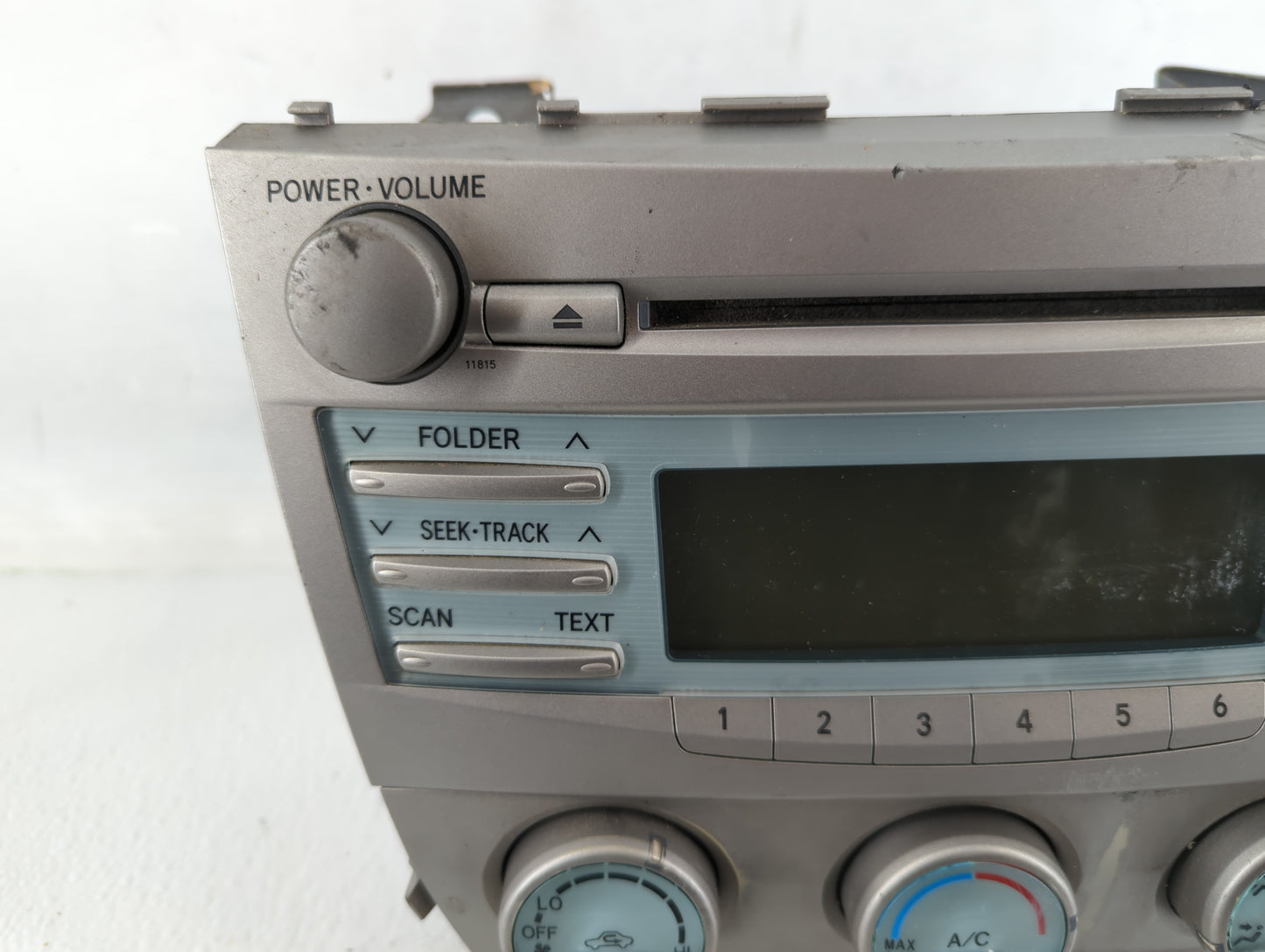 2007-2009 Toyota Camry Am Fm Cd Player Radio Receiver - Oemusedautoparts1.com