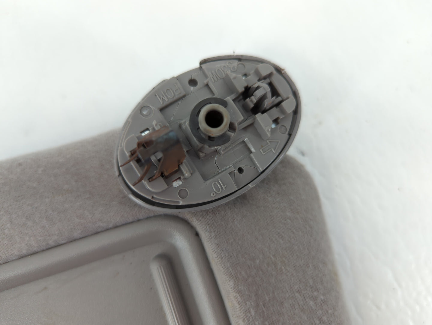 2007-2011 Toyota Camry Sun Visor Shade Replacement Passenger Right Mirror Fits Fits 2007 2008 2009 2010 2011 OEM Used Auto P