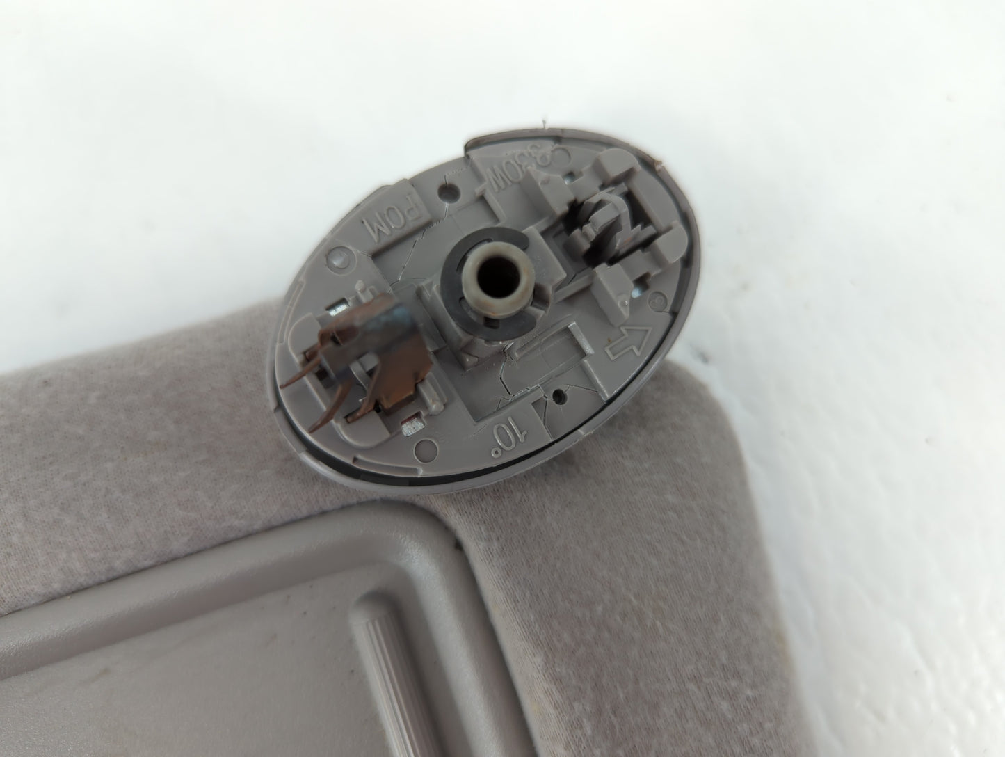 2007-2011 Toyota Camry Sun Visor Shade Replacement Passenger Right Mirror Fits Fits 2007 2008 2009 2010 2011 OEM Used Auto P