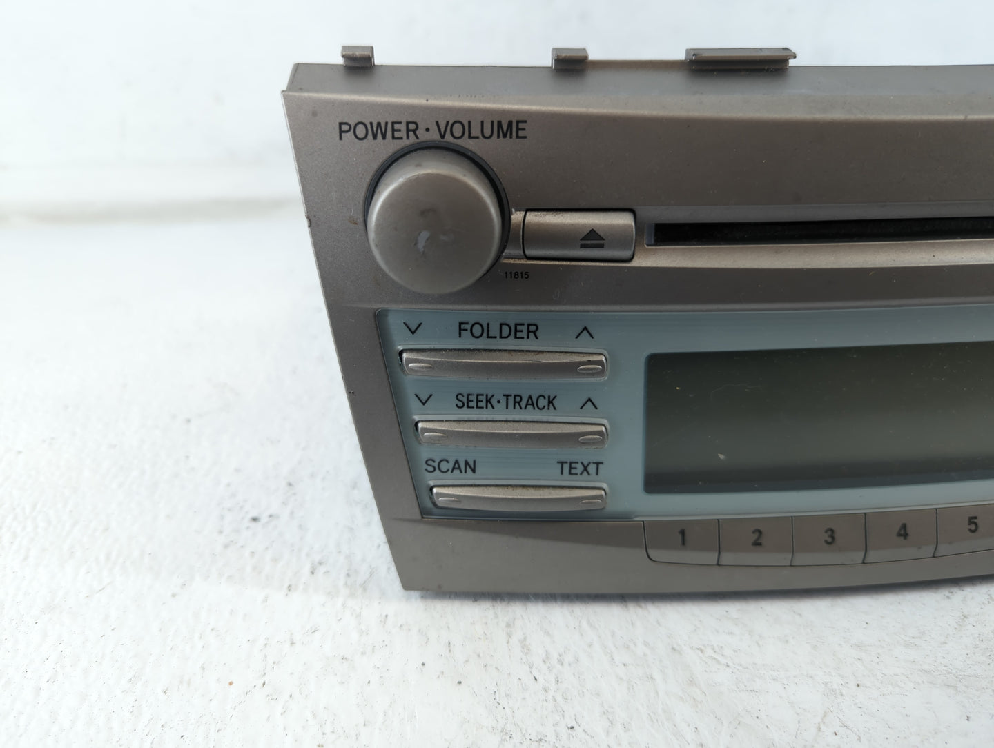 2007-2009 Toyota Camry Am Fm Cd Player Radio Receiver - Oemusedautoparts1.com
