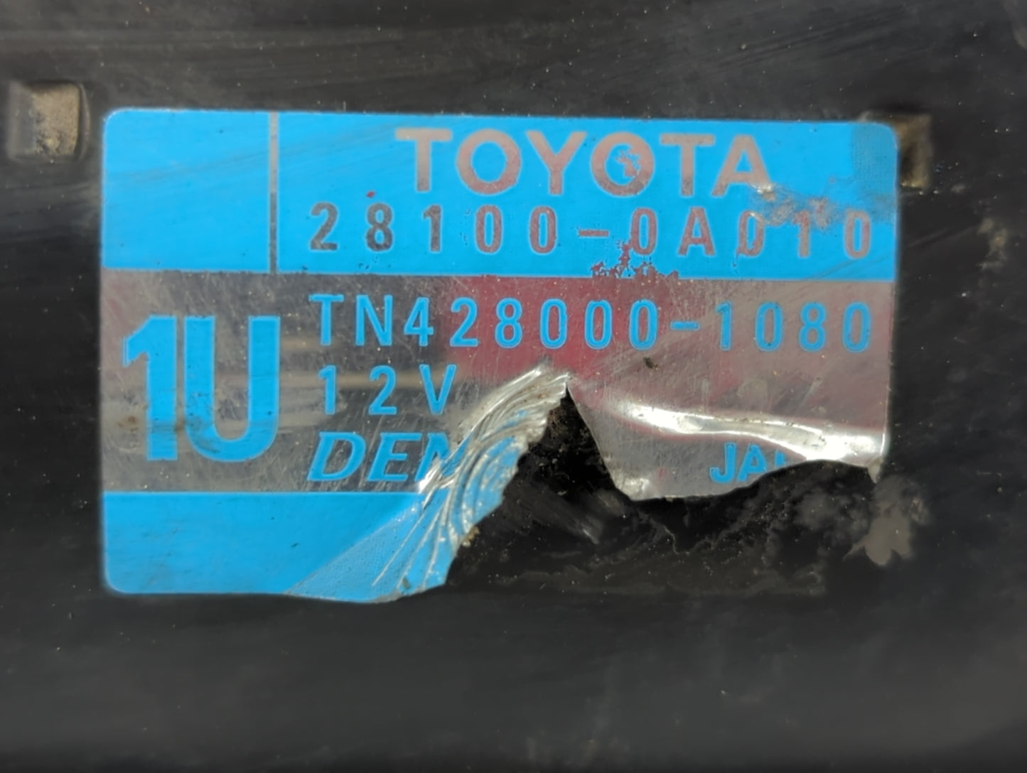2004-2017 Toyota Camry Car Starter Motor Solenoid OEM P/N:28100-0A010 TN428000-1080 Fits OEM Used Auto Parts - Oemusedautopa