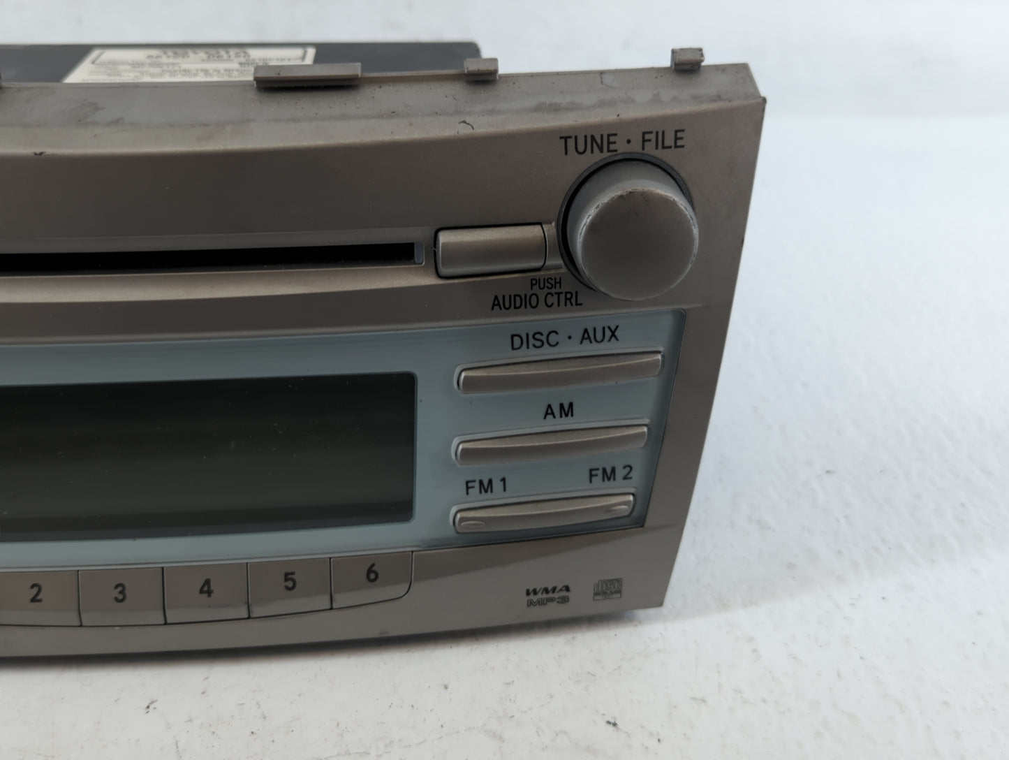 2007-2009 Toyota Camry Radio AM FM Cd Player Receiver Replacement P/N:86120-06180 Fits Fits 2007 2008 2009 OEM Used Auto Par